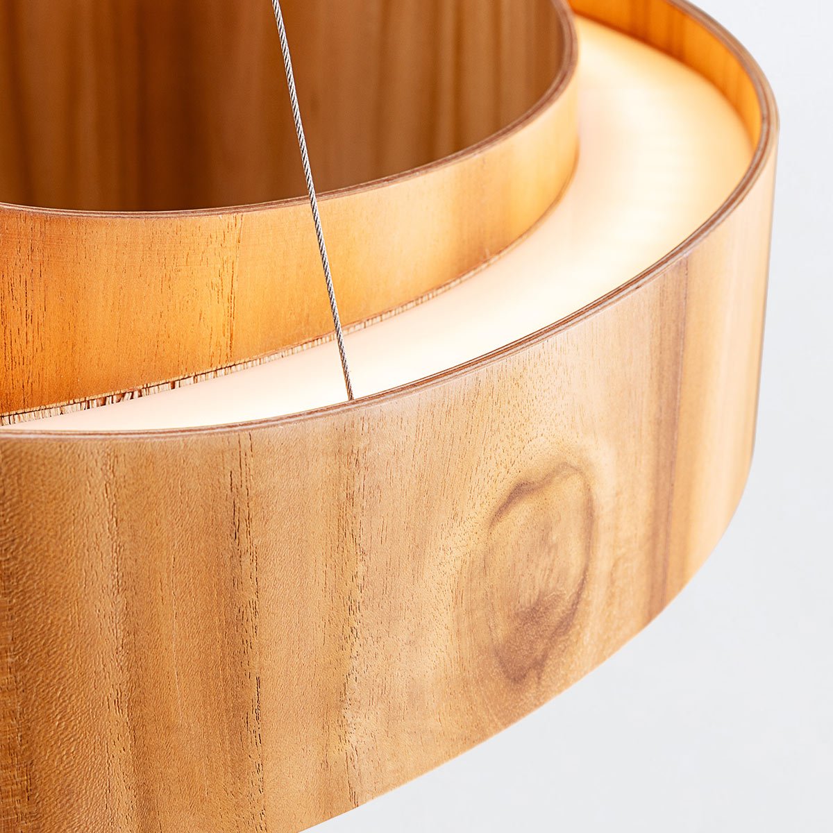Horizon LED Large Ring Pendelleuchte - Accord Lighting - QN - HORIZON - RING - LED - 60 - TEAK