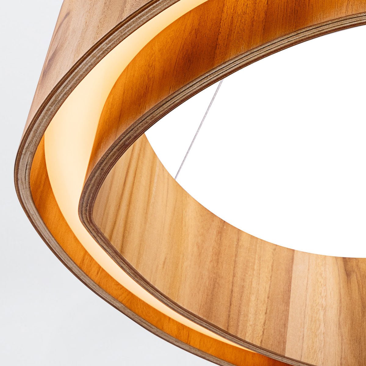 Horizon LED Large Ring Pendelleuchte - Accord Lighting - QN - HORIZON - RING - LED - 60 - TEAK