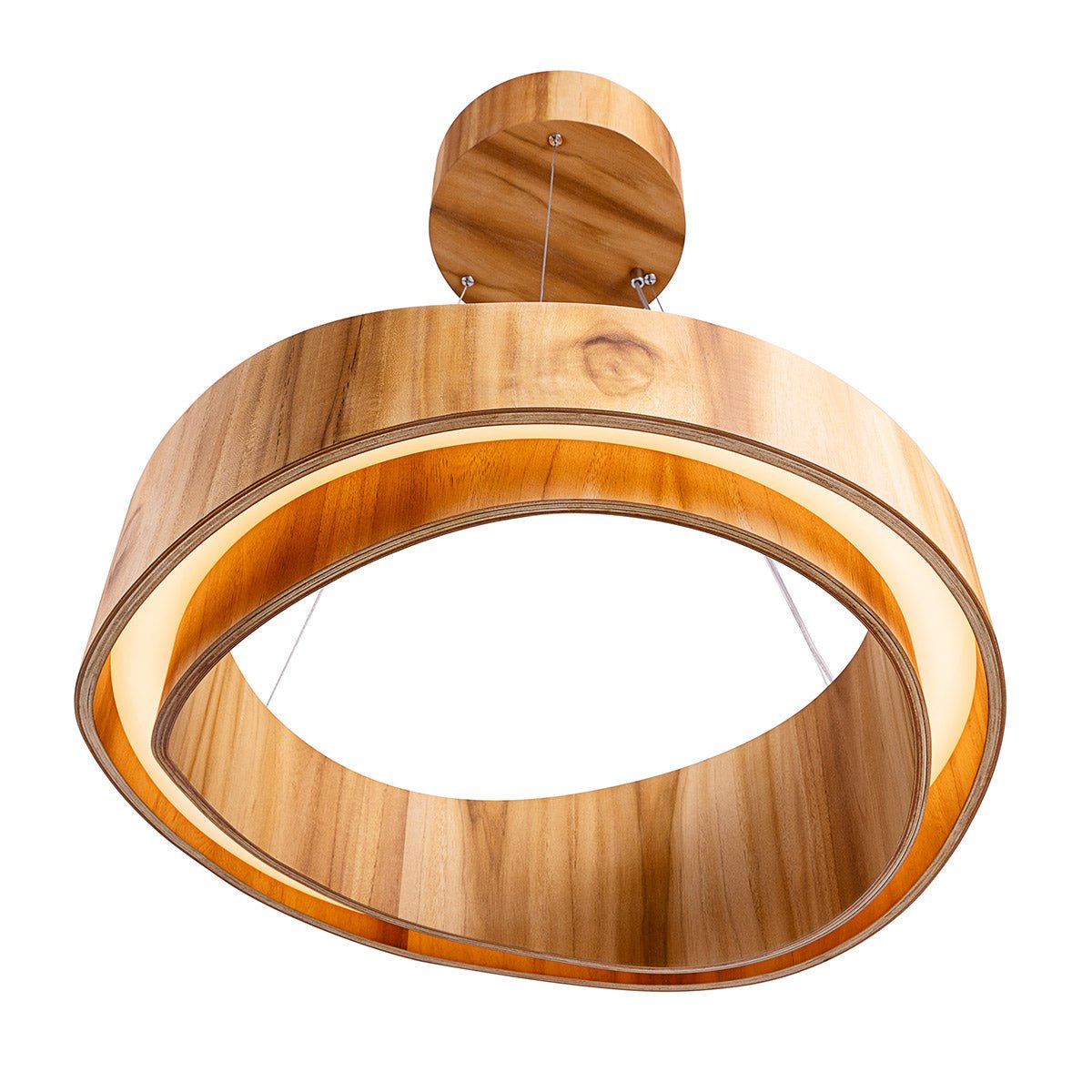 Horizon LED Large Ring Pendelleuchte - Accord Lighting - QN - HORIZON - RING - LED - 60 - TEAK