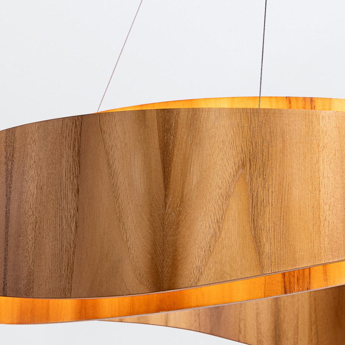 Horizon LED Medium Ring Pendelleuchte - Accord Lighting - QN - HORIZON - RING - LED - 80 - TEAK