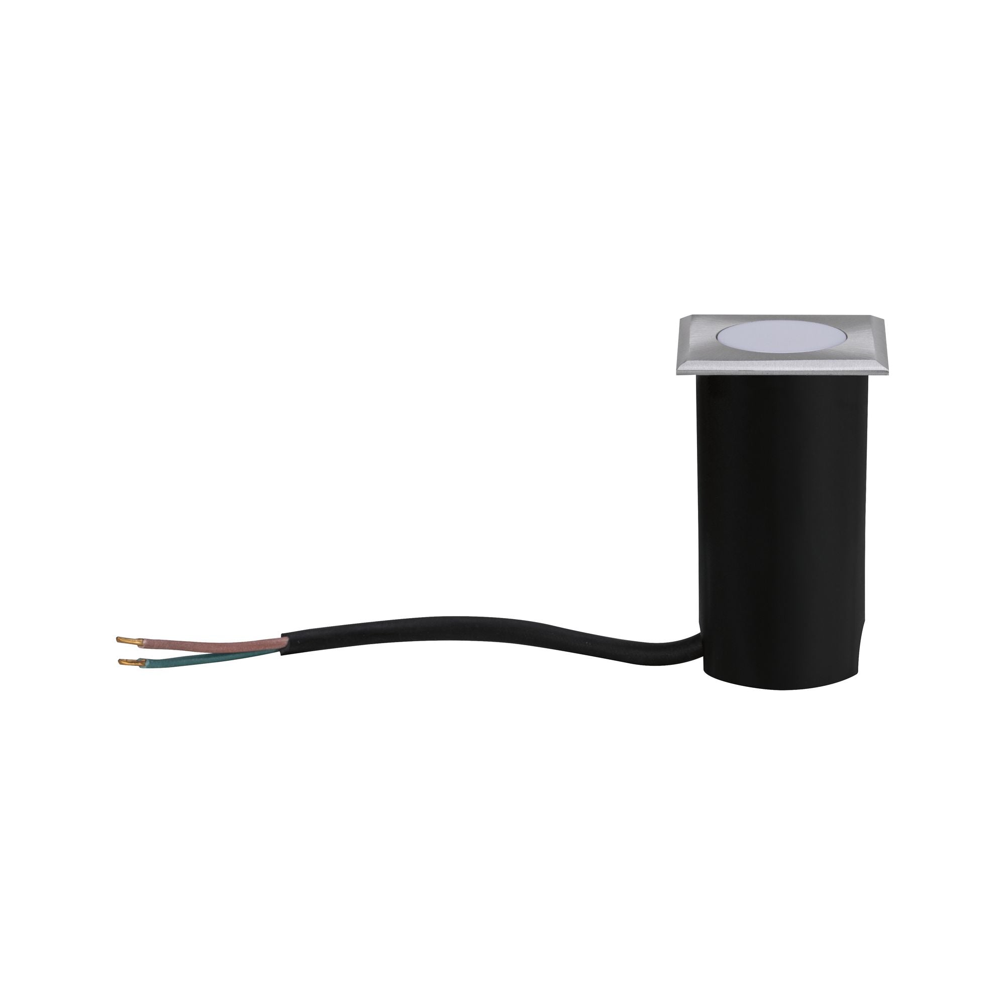 House Warmweiß IP67 eckig 50x50mm 3000K 2W 60lm 230V Edelstahl gebürstet Edelstahl/Kunststoff - Paulmann - 94366