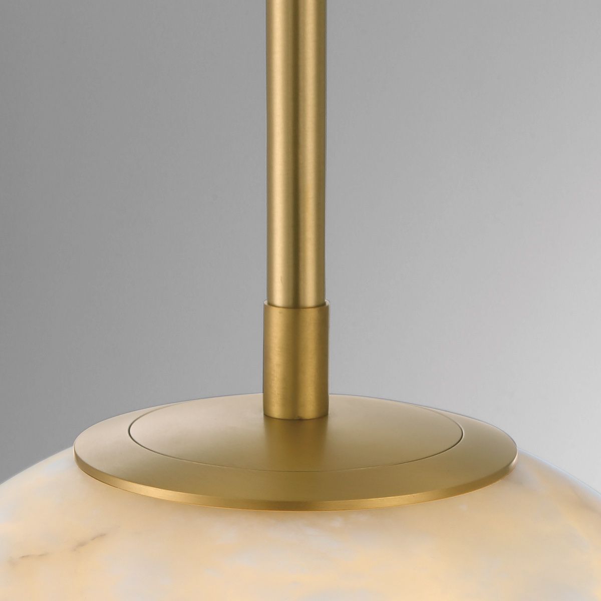 Kepler Alabaster Pendelleuchte Mittel - Eurofase - QN - KEPLER - 1P - M - BG