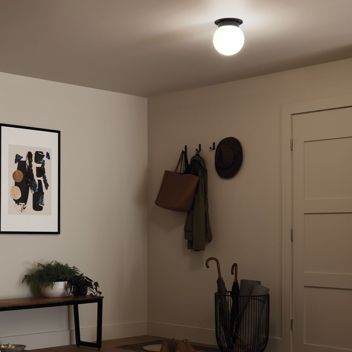 Albers Flush 1 l Deckenleuchte - Schwarz - Elsteadlighting - leuchtengrosshandel24