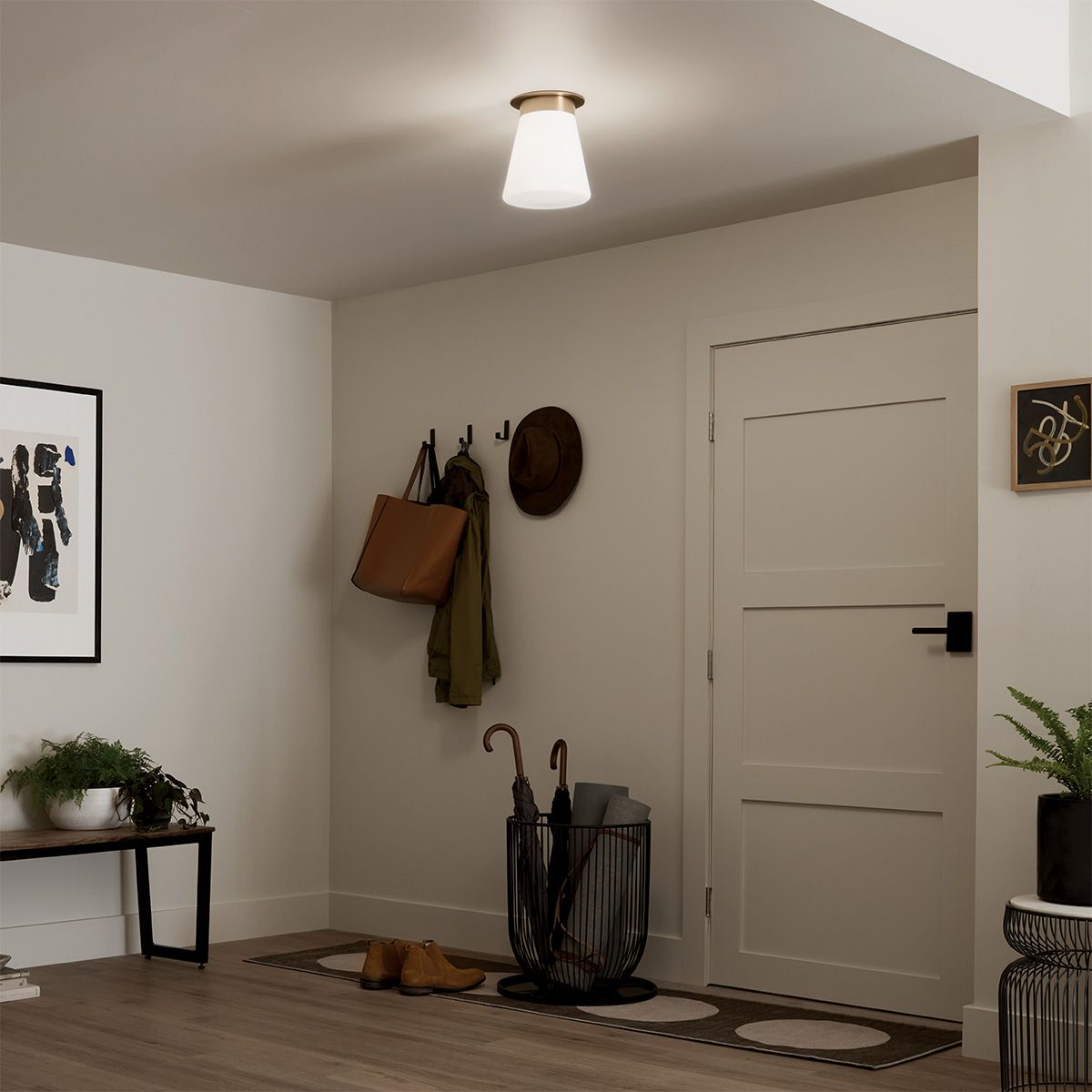 Albers Flush 1 l Deckenleuchte - Champagner Bronze - Elsteadlighting - leuchtengrosshandel24