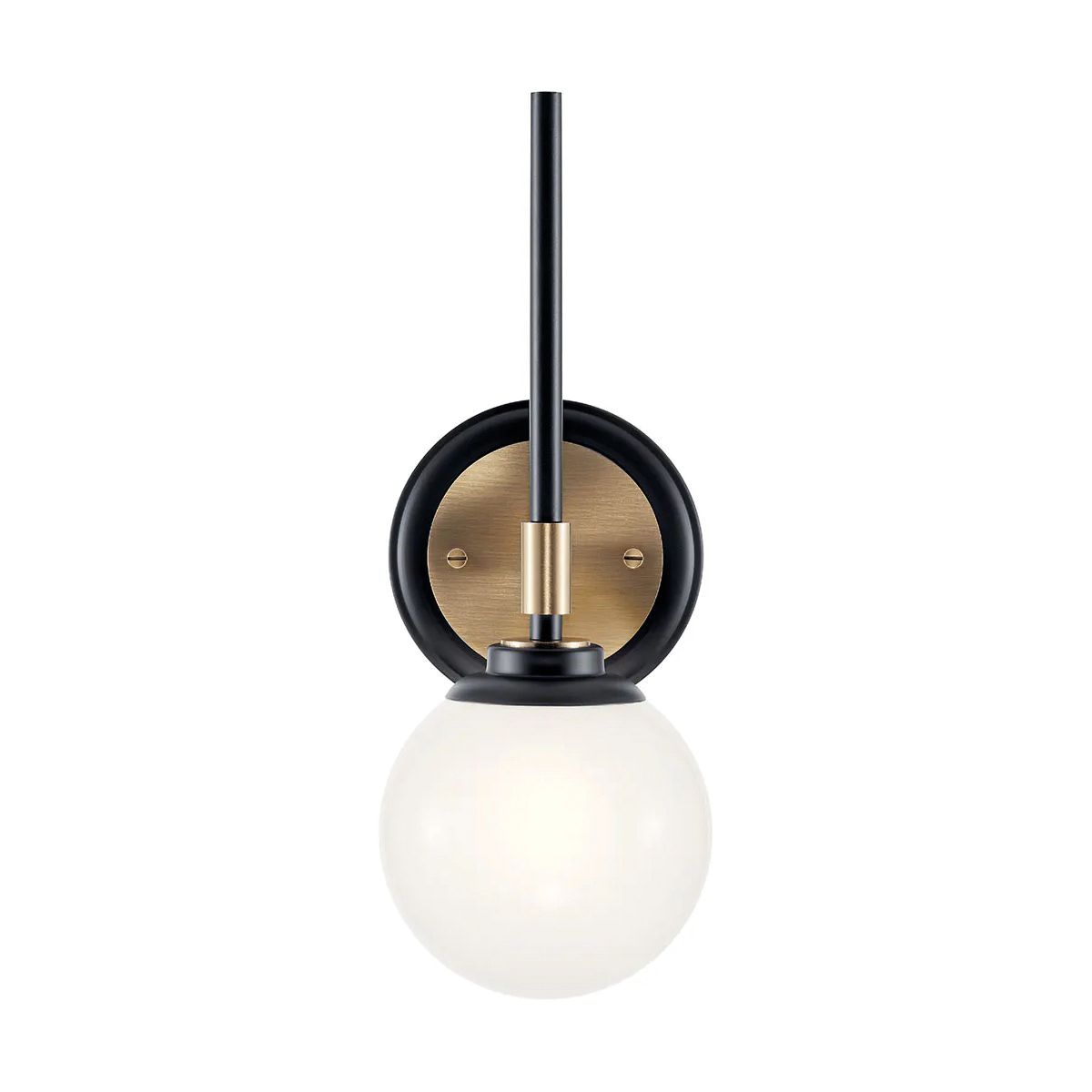 Benno 1 l Wandleuchte - Schwarz & Champagnerbronze - Elsteadlighting - leuchtengrosshandel24