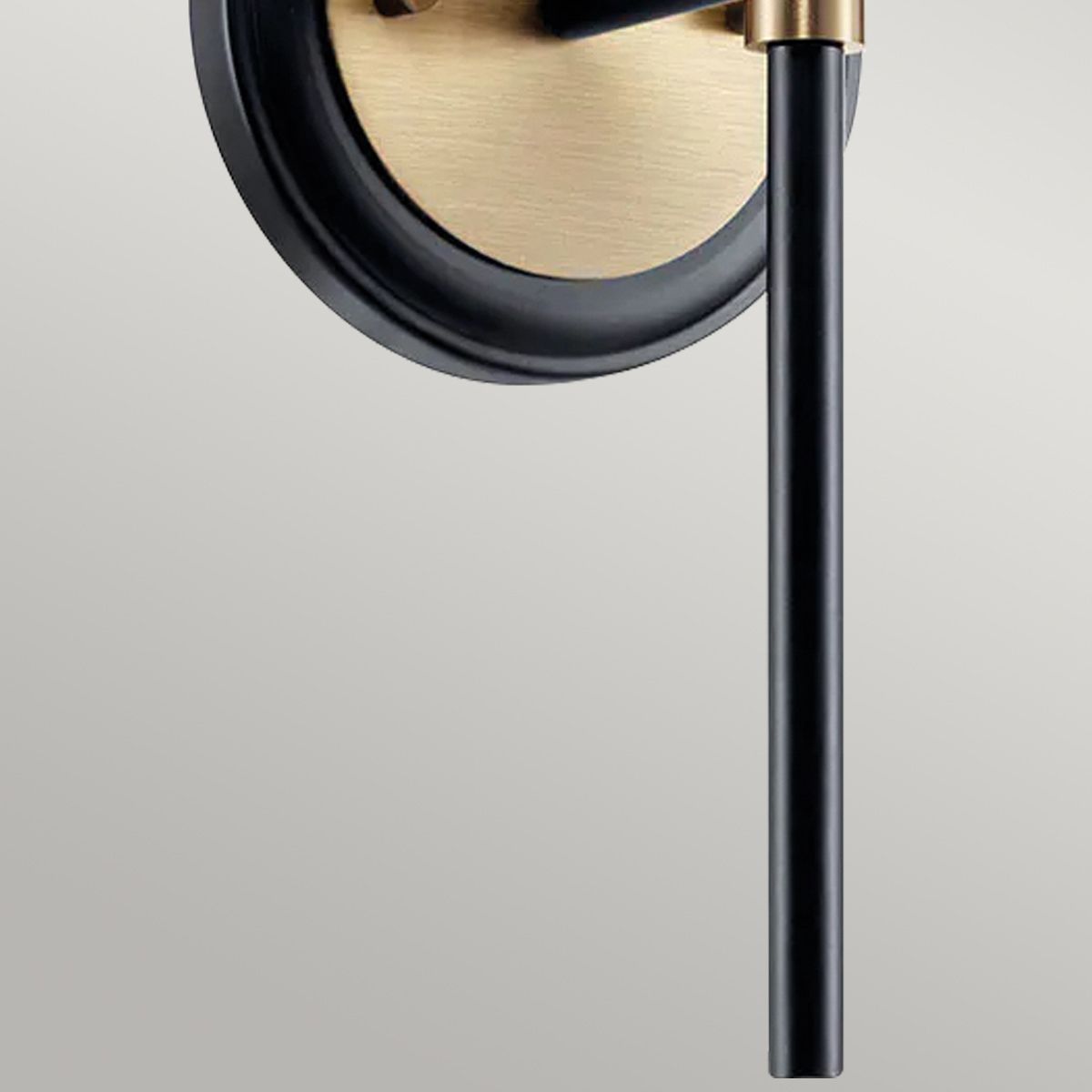 Benno 1 l Wandleuchte - Schwarz & Champagnerbronze - Elsteadlighting - leuchtengrosshandel24