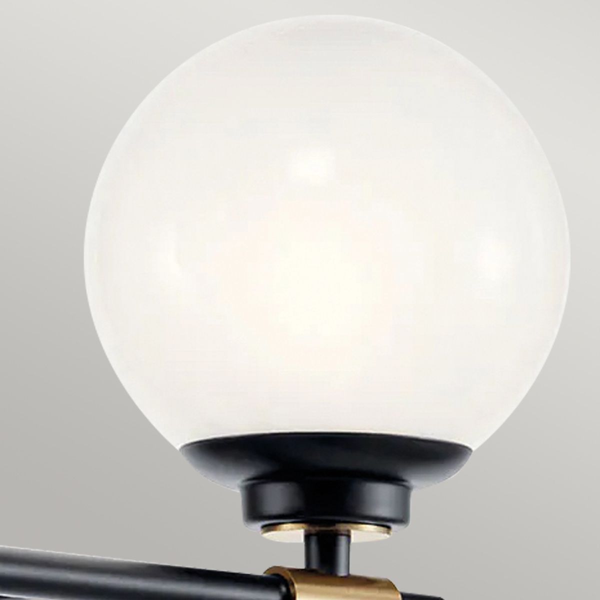 Benno 2 l Wandleuchte - Schwarz & Champagnerbronze - Elsteadlighting - leuchtengrosshandel24