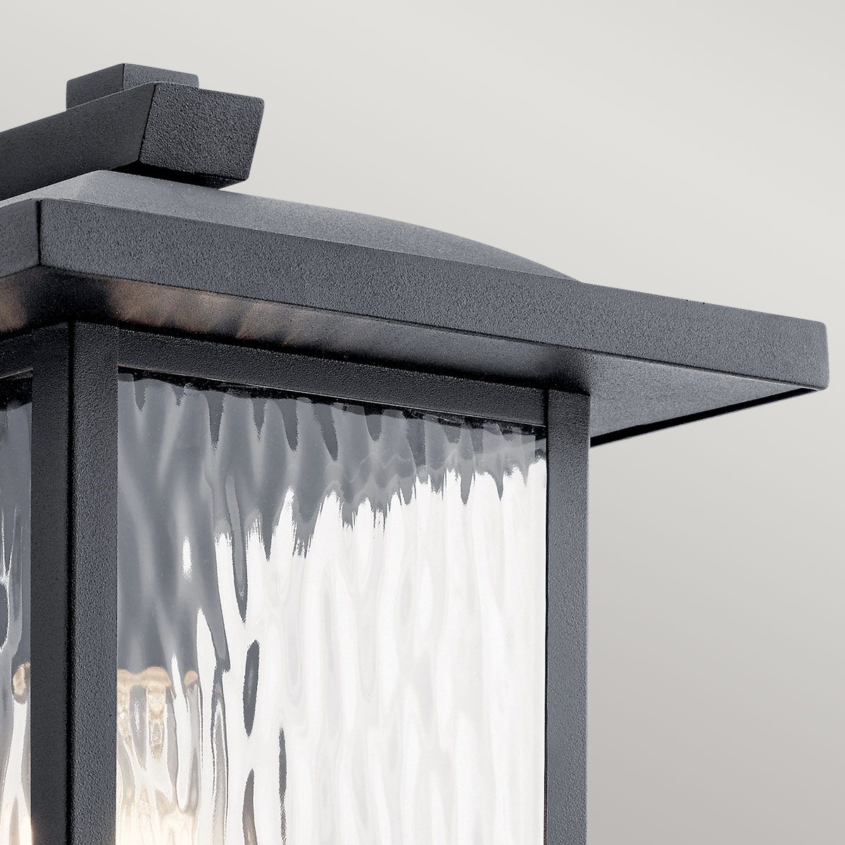 Cappanna 1 l mittelgroße Außenwandlaterne – Strukturschwarz - Elsteadlighting - leuchtengrosshandel24