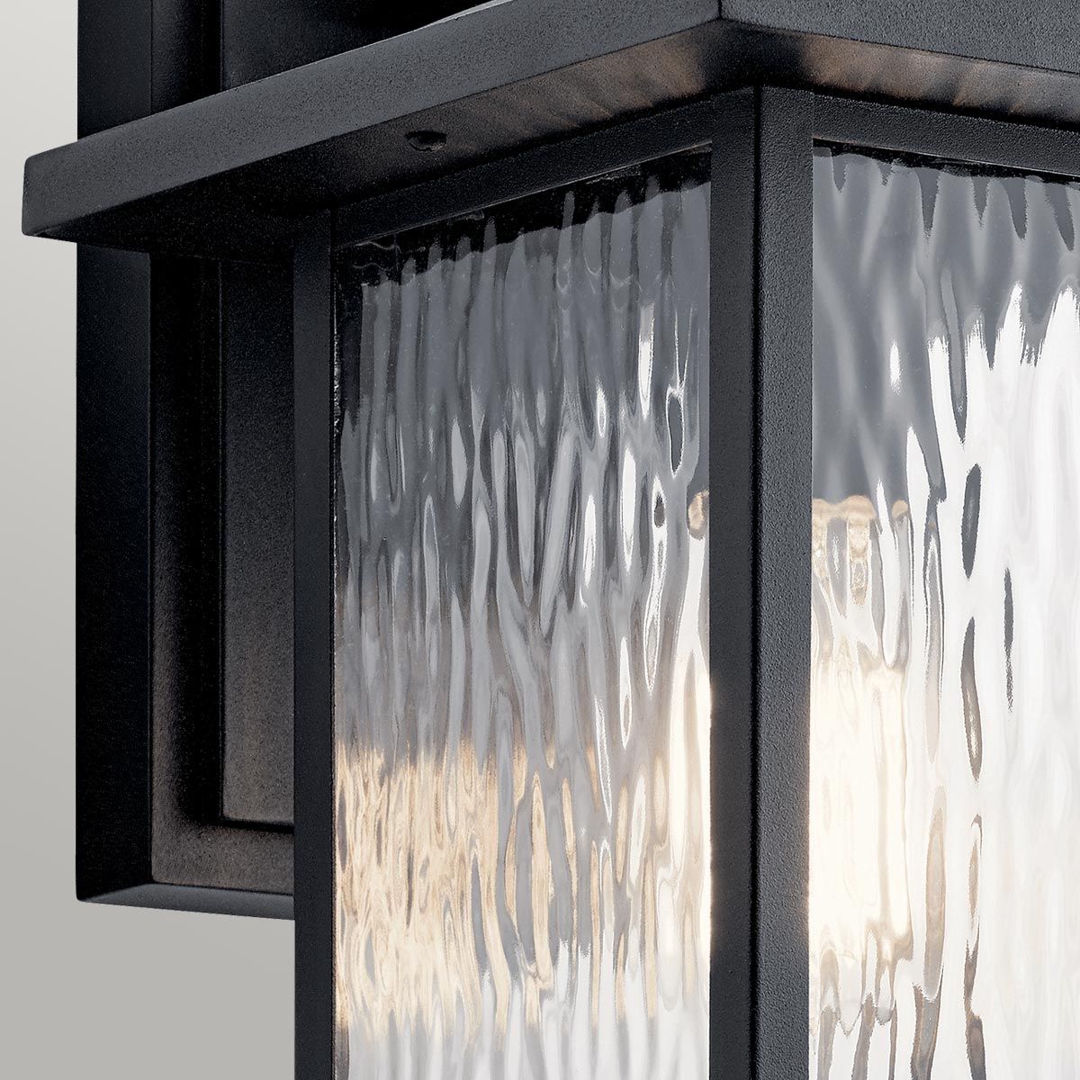 Cappanna 1 l mittelgroße Außenwandlaterne – Strukturschwarz - Elsteadlighting - leuchtengrosshandel24