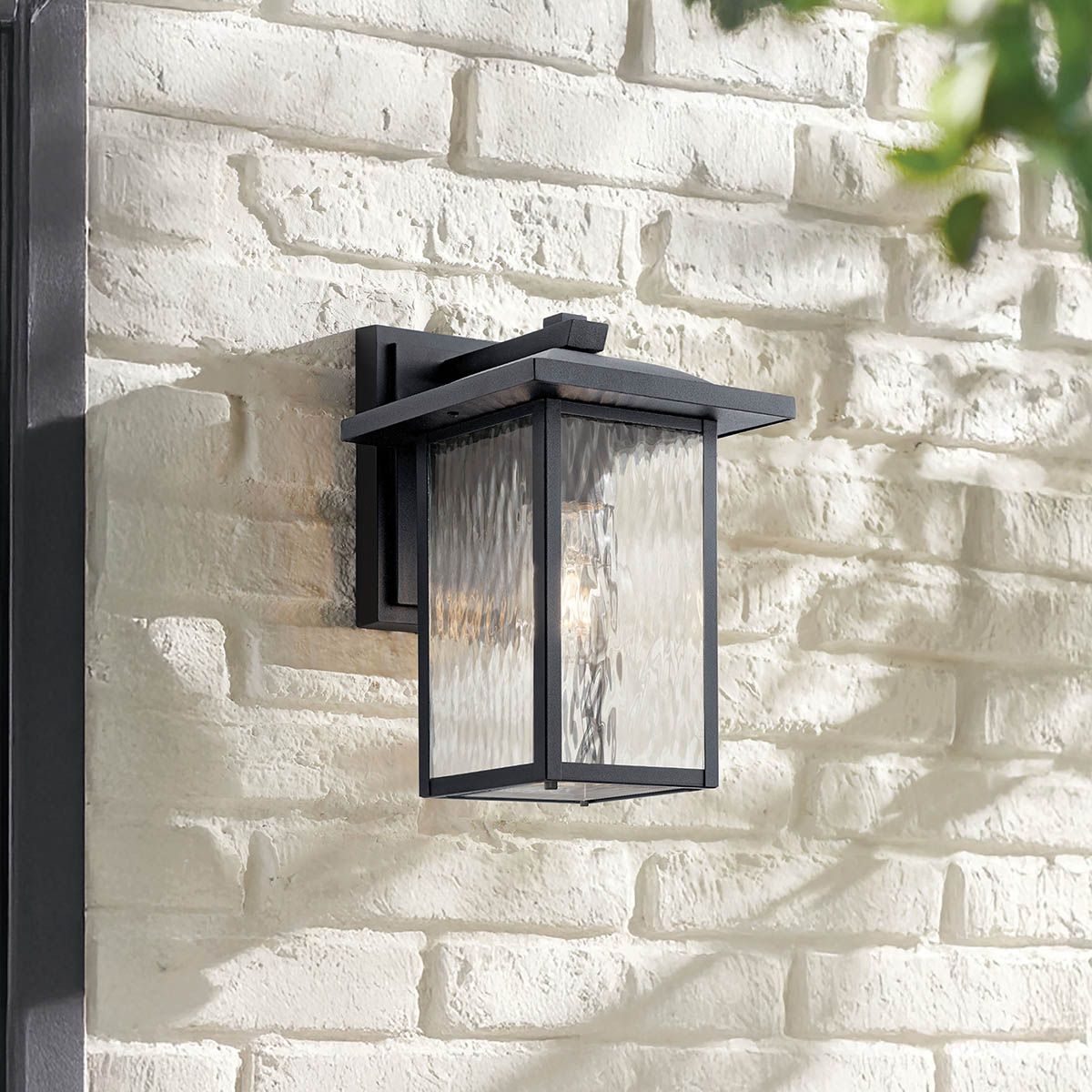 Cappanna 1 l mittelgroße Außenwandlaterne – Strukturschwarz - Elsteadlighting - leuchtengrosshandel24