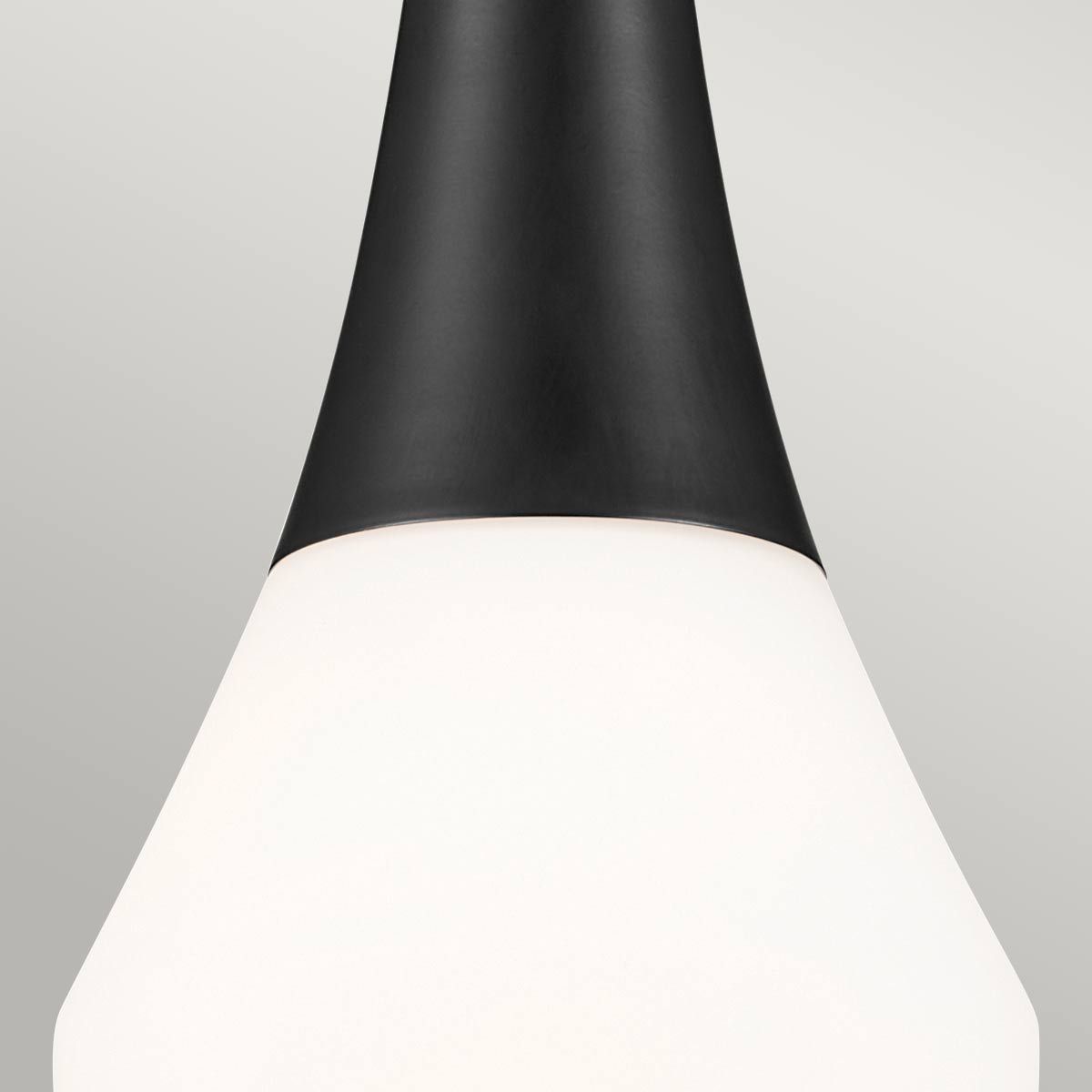 Deela 1 lt Ceiling Pendant - Black - Elsteadlighting - leuchtengrosshandel24