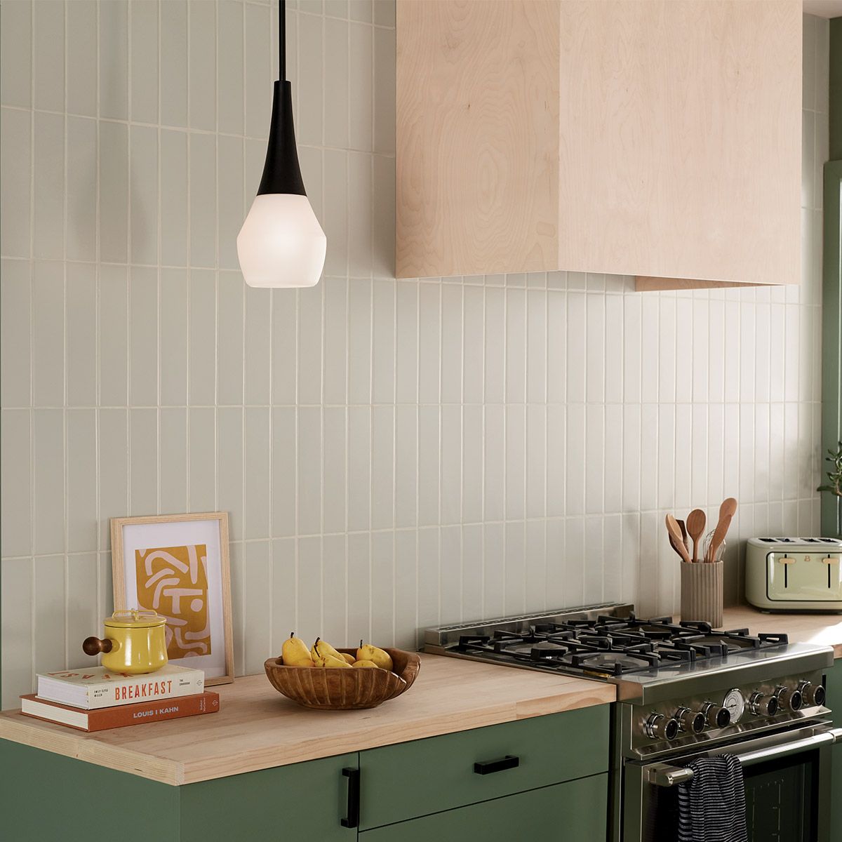 Deela 1 lt Ceiling Pendant - Black - Elsteadlighting - leuchtengrosshandel24