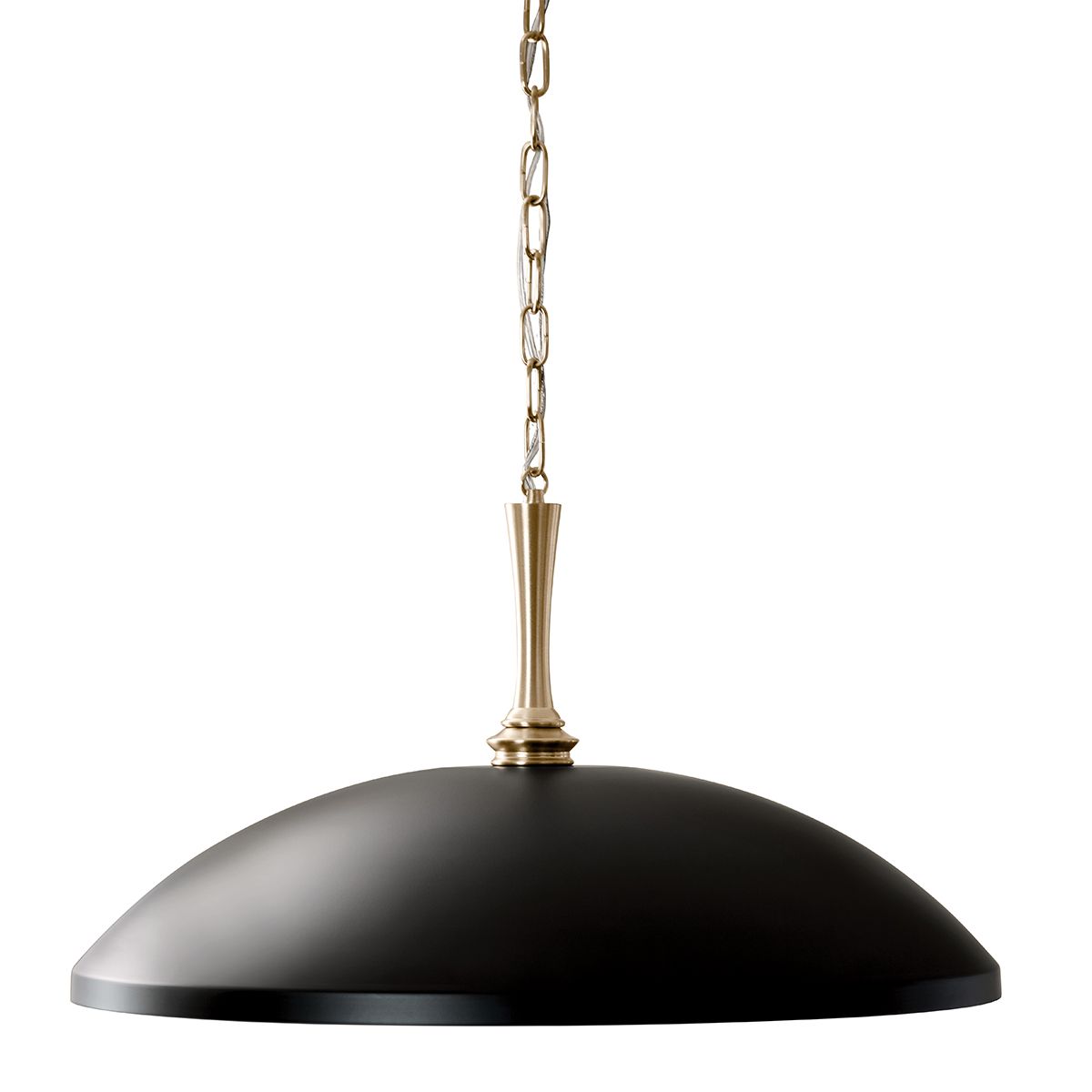 Kichler Delarosa 1 lt Deckenpendelleuchte – Schwarz und Champagnerbronze - Elsteadlighting - leuchtengrosshandel24