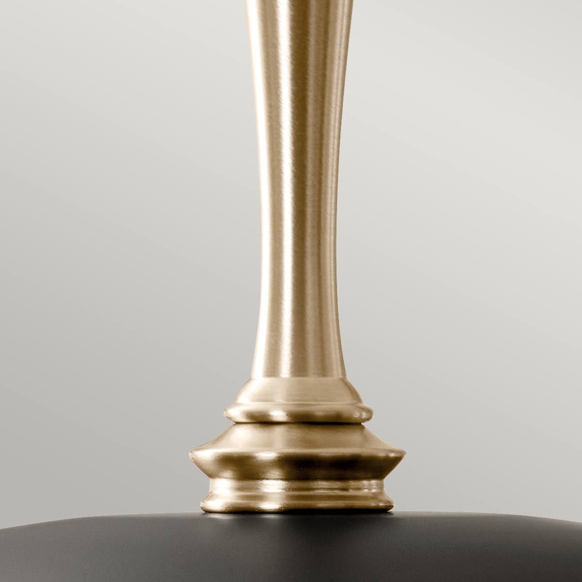 Kichler Delarosa 1 lt Deckenpendelleuchte – Schwarz und Champagnerbronze - Elsteadlighting - leuchtengrosshandel24