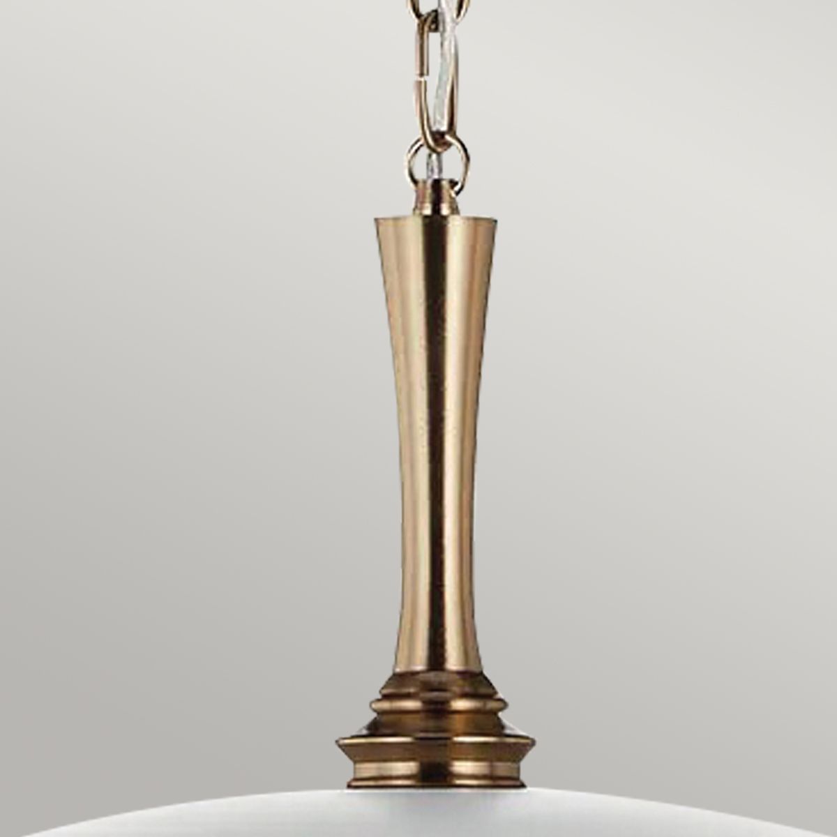 Kichler Delarosa 1 lt Deckenpendelleuchte – Weiß und Champagnerbronze - Elsteadlighting - leuchtengrosshandel24