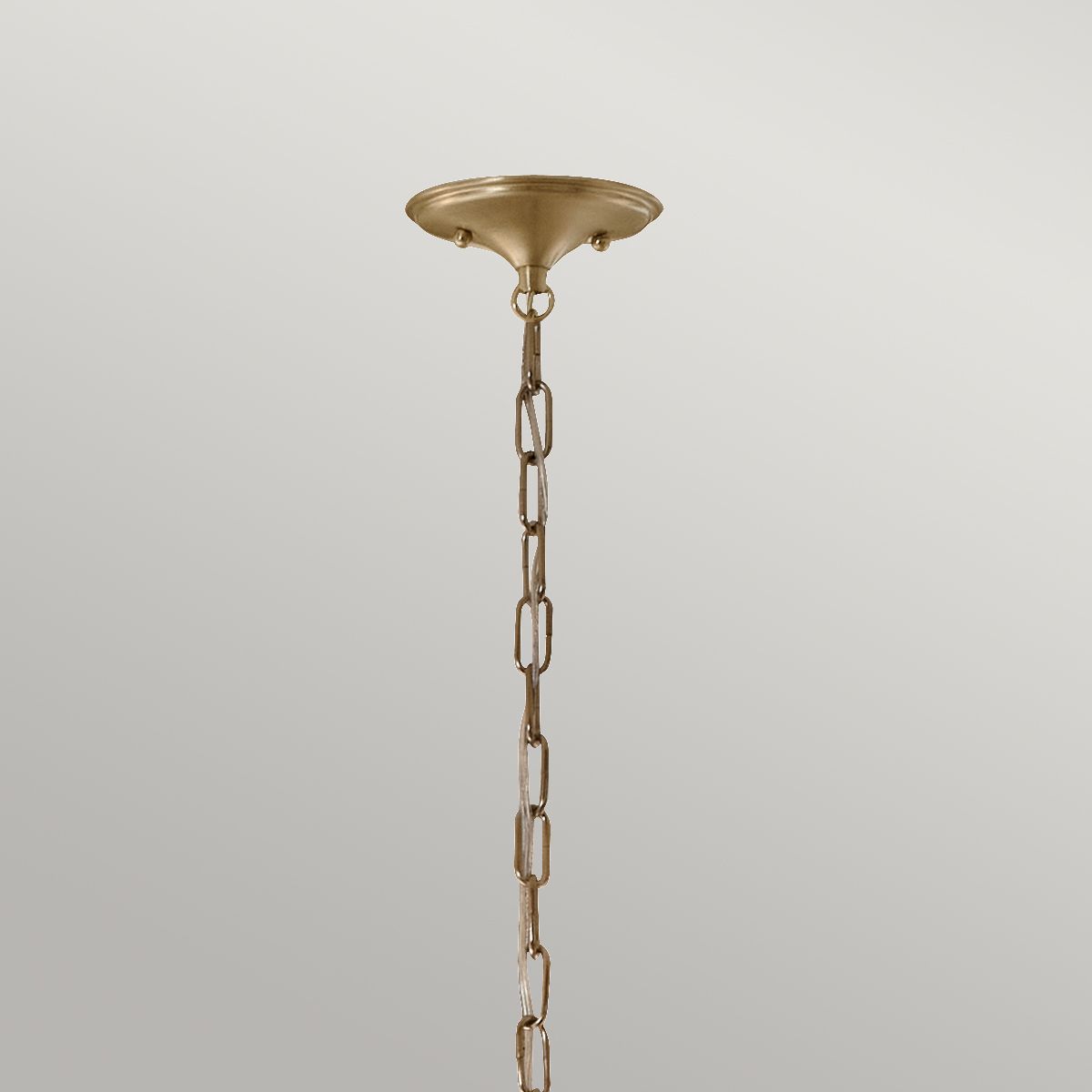 Kichler Delarosa 1 lt Deckenpendelleuchte – Weiß und Champagnerbronze - Elsteadlighting - leuchtengrosshandel24