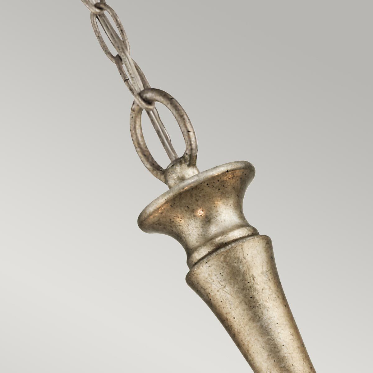 Rosalie 5-flammiger Mini-Kronleuchter - Sterling-Gold