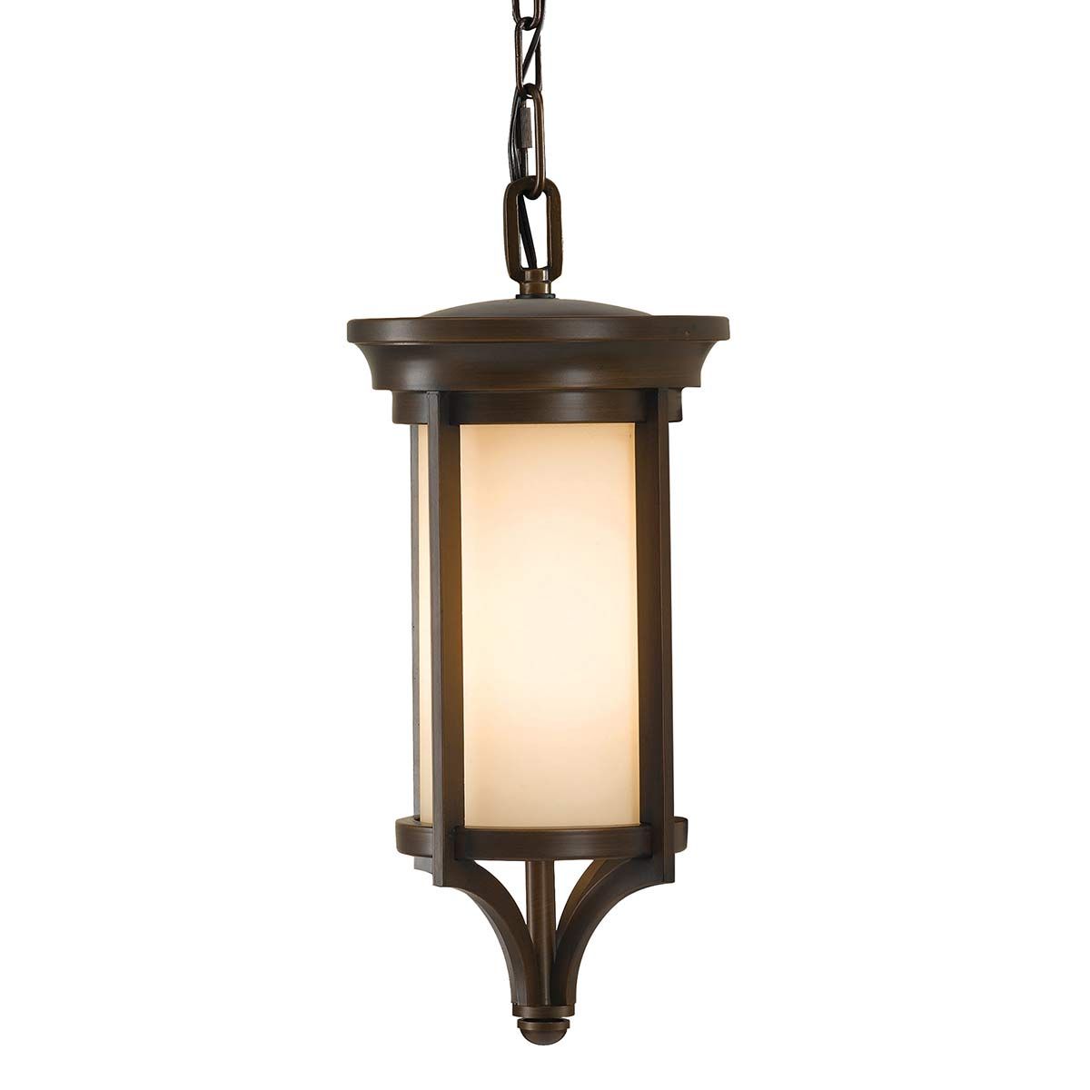 Kleine Kettenlaterne Merrill mit 1 Flamme, Heritage Bronze - Elsteadlighting - FE - MERRILL8 - S