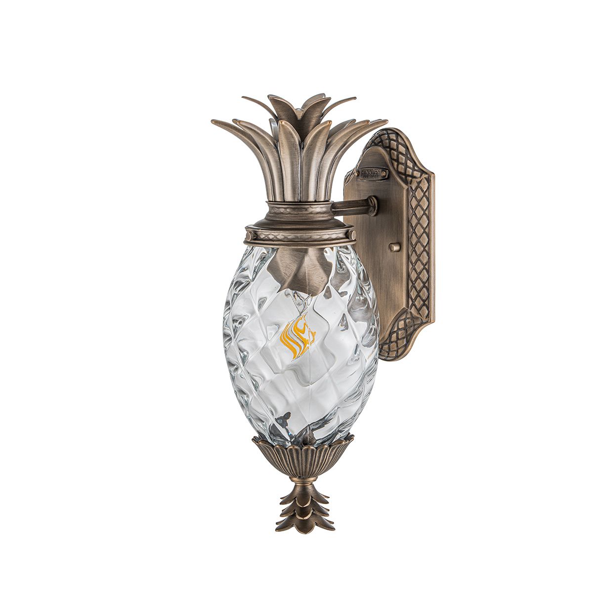 Kleine Wandlaterne „Plantation“, 1 l, brünierte Bronze - Elsteadlighting - HK - PLANTATION - S - BU