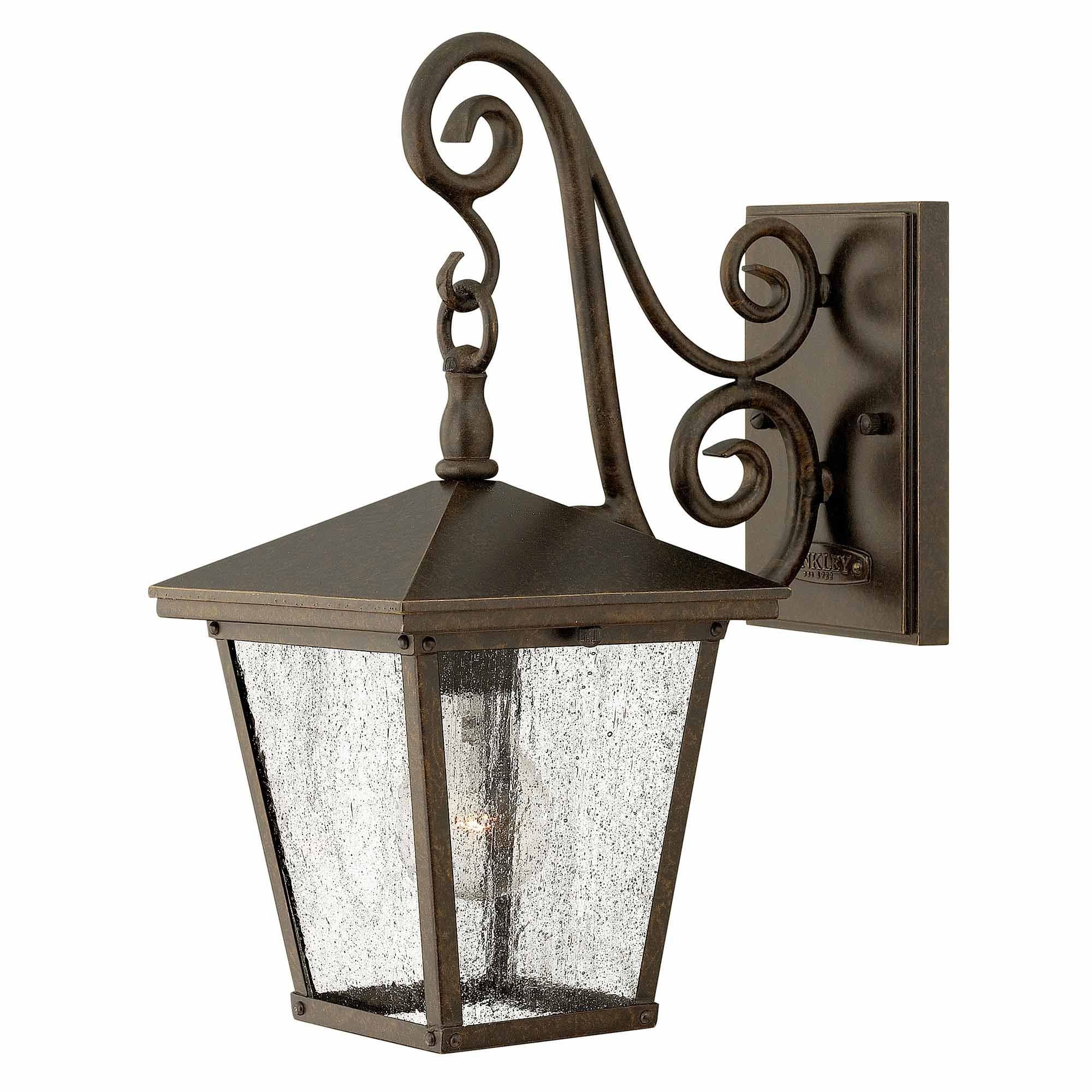Kleine Wandlaterne „Trellis“ mit 1 Licht, Regency - Bronze - Elsteadlighting - HK - TRELLIS2 - S