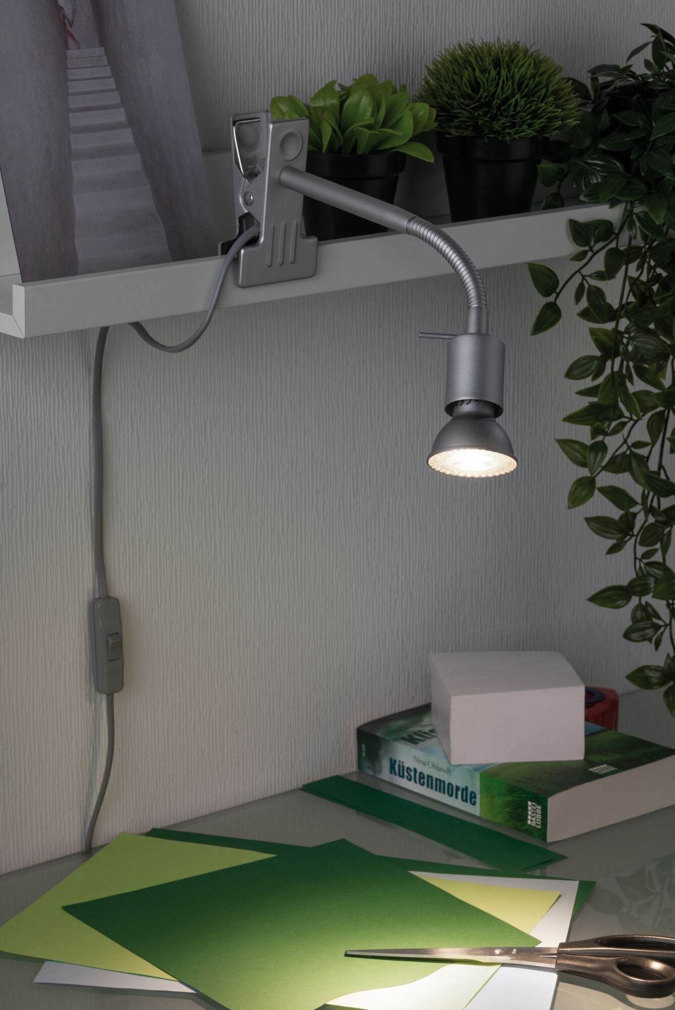 Klemmspot Finja Chrom matt 230V GU10 - Paulmann - 95426