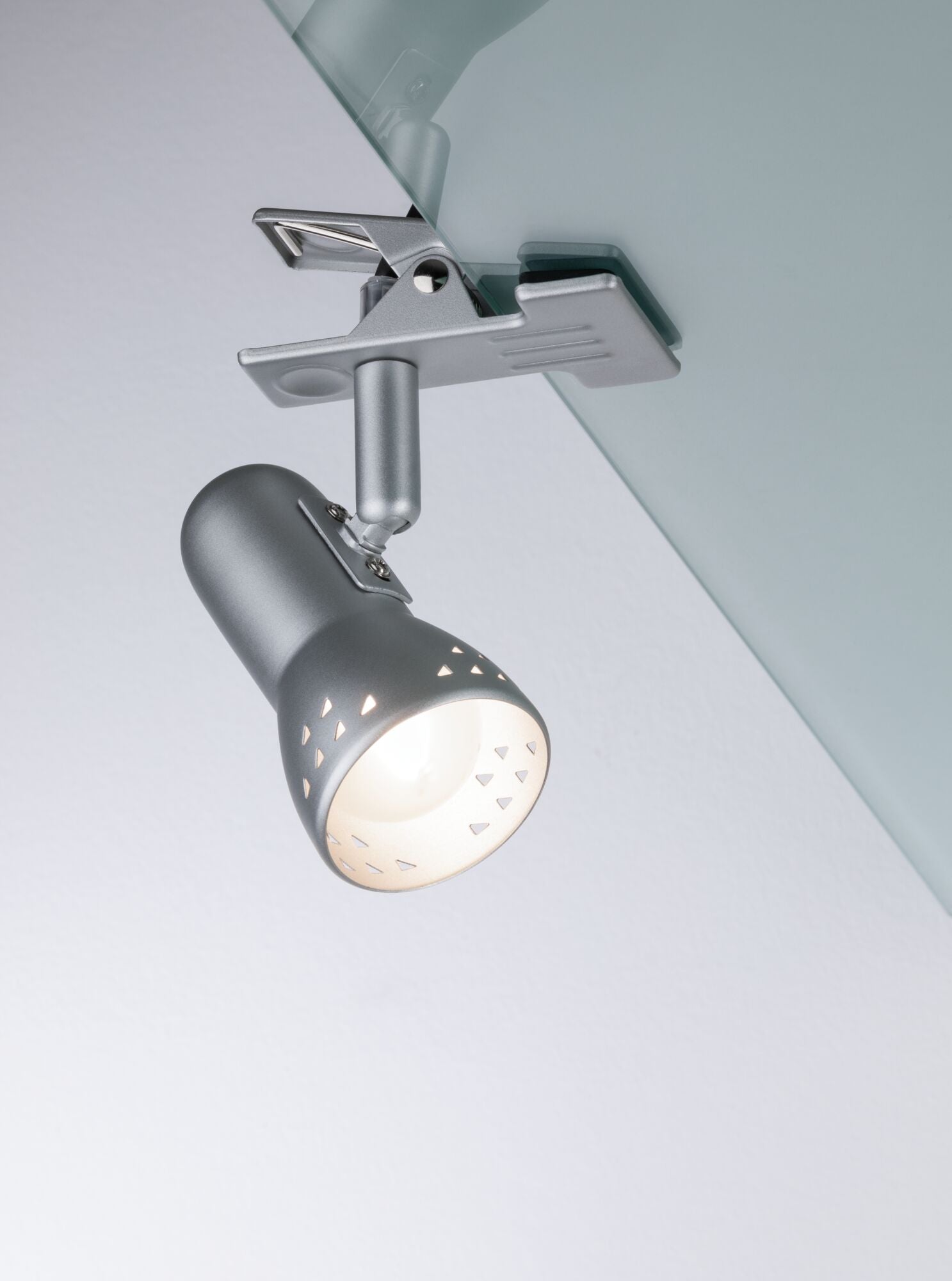 Klemmspot Gryps Eisen gebürstet 230V E14 - Paulmann - 99825