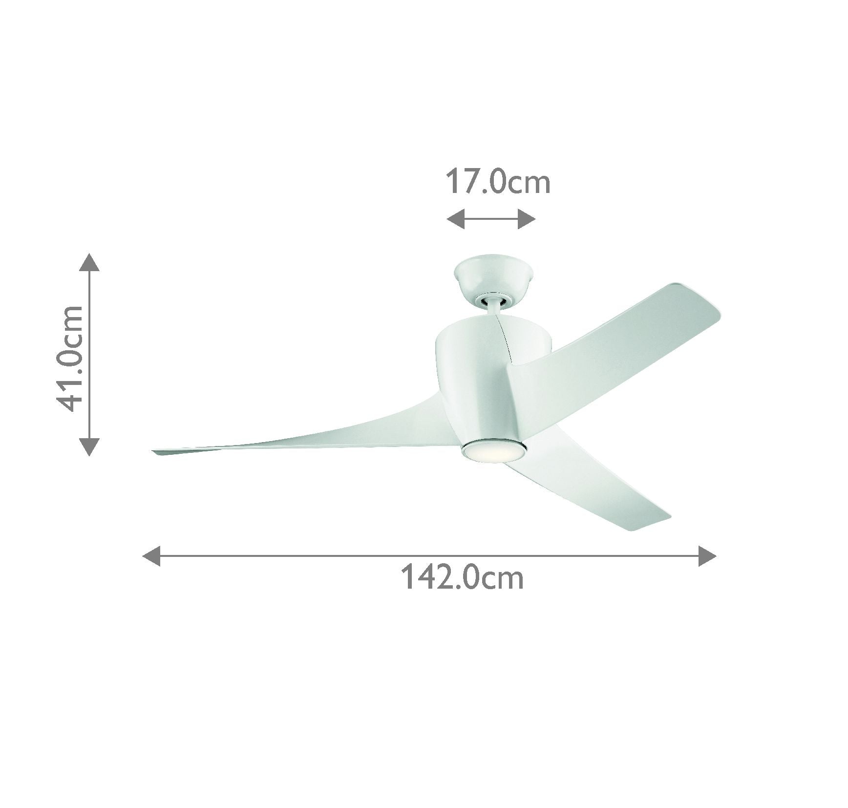Phree - 56 Zoll / 142 cm Ventilator - Weiß