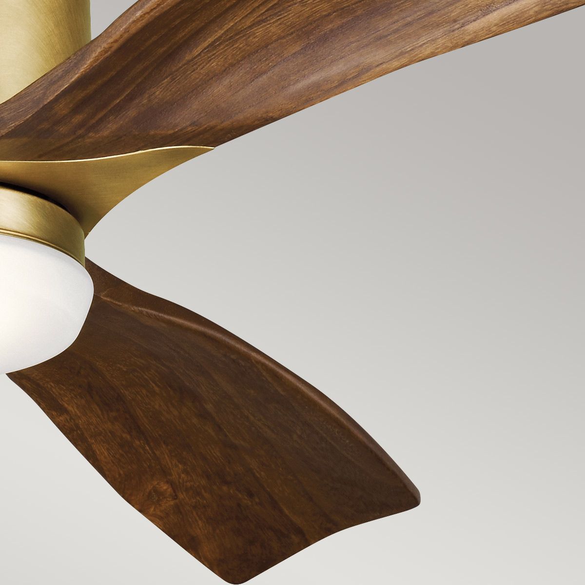 Ridley II - 52 Zoll / 132 cm Ventilator - Natürliches Messing