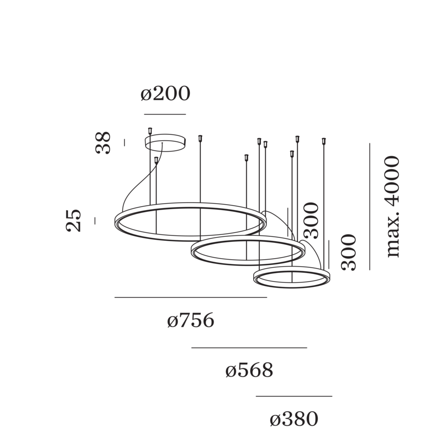 KUJO 3.2.1 Pendelleuchte - WEVER & DUCRÉ - 271782M3
