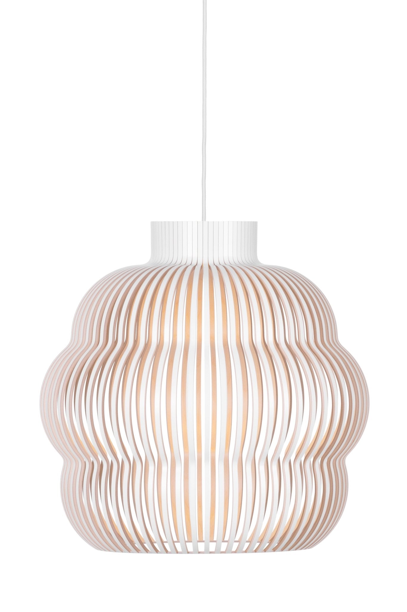 Kumulo 5200 Pendelleuchte aus Holz - Secto Design - 5200 - Weiß