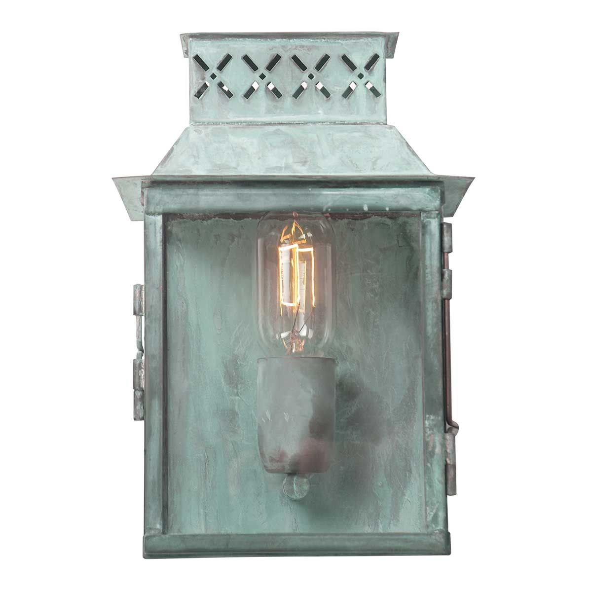 Lambeth Palace Wandlaterne mit 1 Licht, Grünspan - Elsteadlighting - LAMBETH - PALACE - V