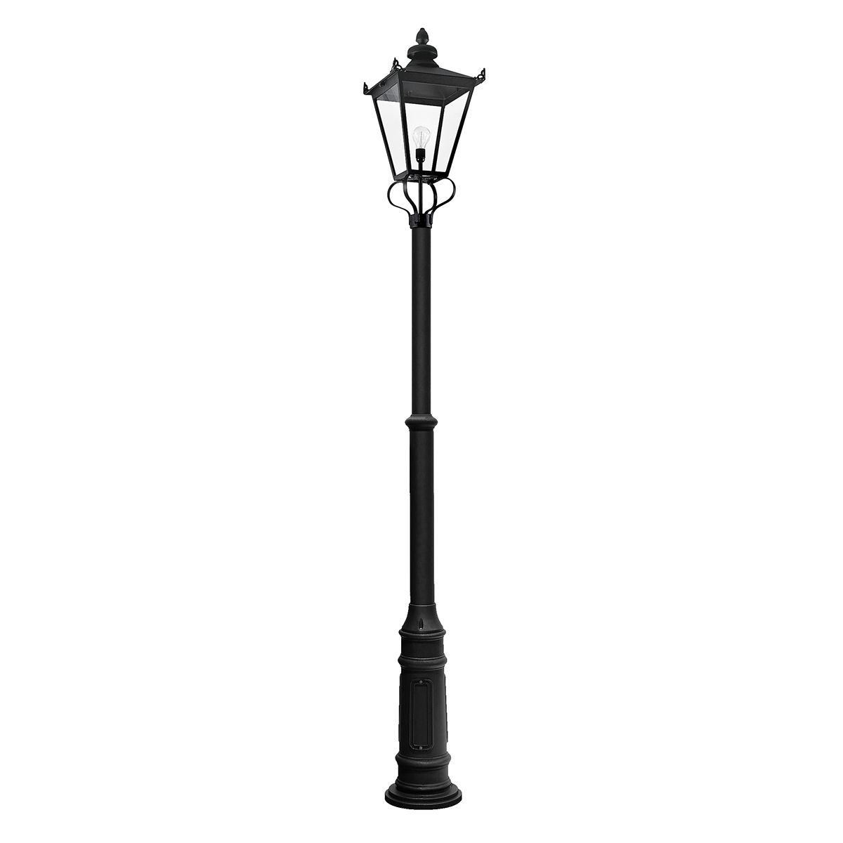 Laternenpfahl Wilmslow mit 1 Licht - Elsteadlighting - WSLP2 - BLACK