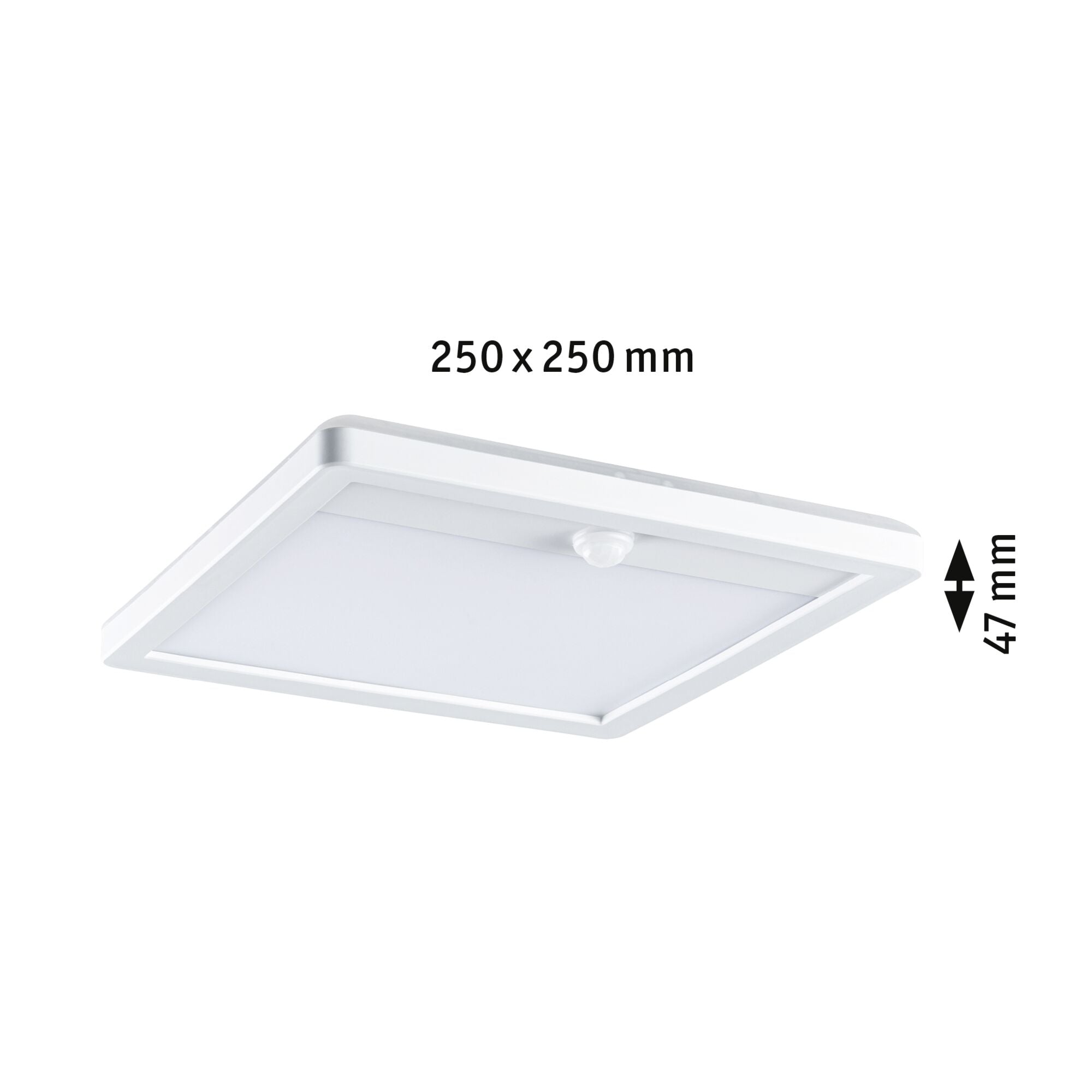 LED Außenpanel Lamina Backlight Bewegungsmelder insektenfreundlich IP44 eckig 250x47mm Tunable Warm 14W 920lm 230V Weiß Kunststoff - Paulmann - 94707