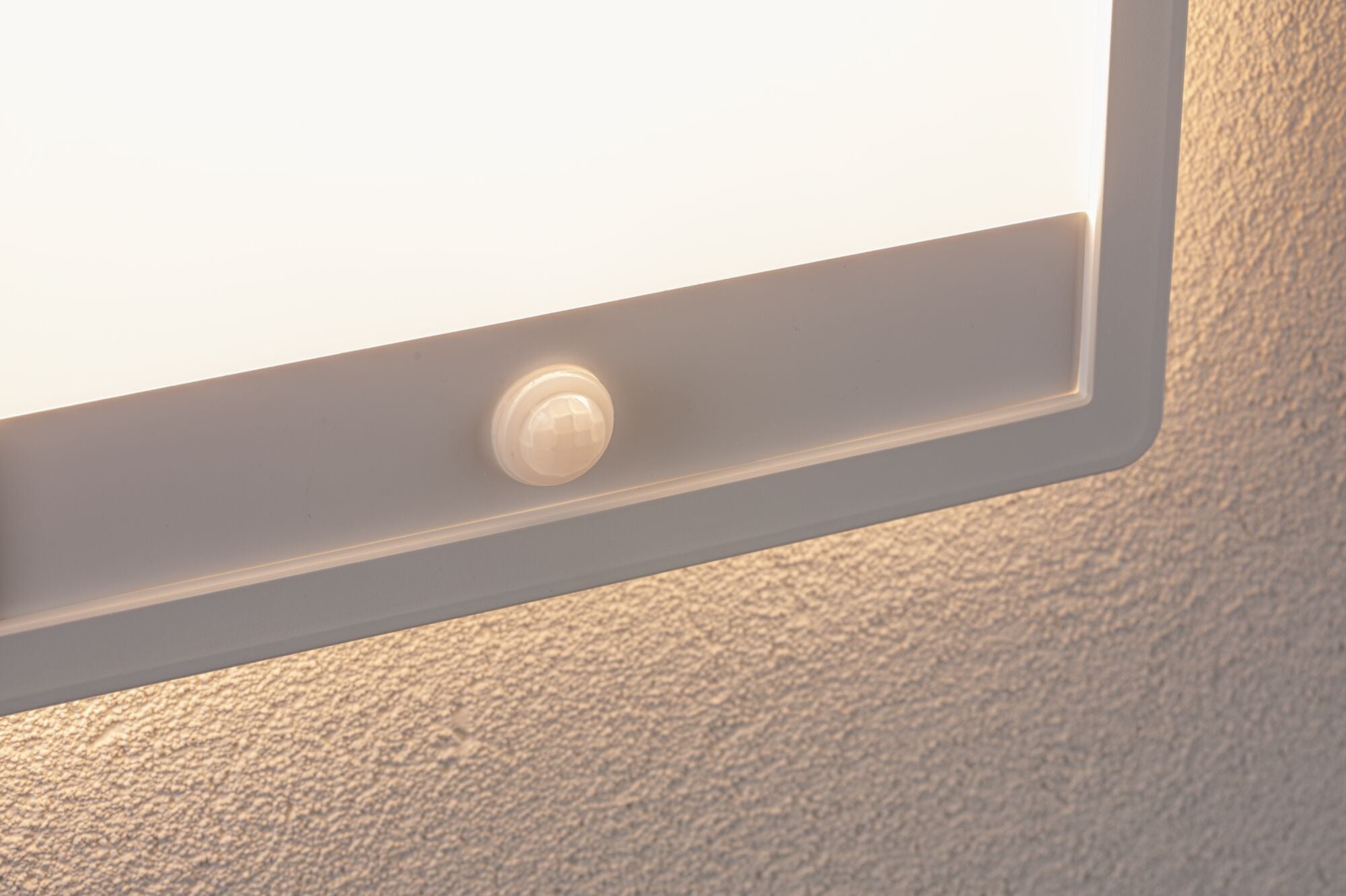 LED Außenpanel Lamina Backlight Bewegungsmelder insektenfreundlich IP44 eckig 250x47mm Tunable Warm 14W 920lm 230V Weiß Kunststoff - Paulmann - 94707