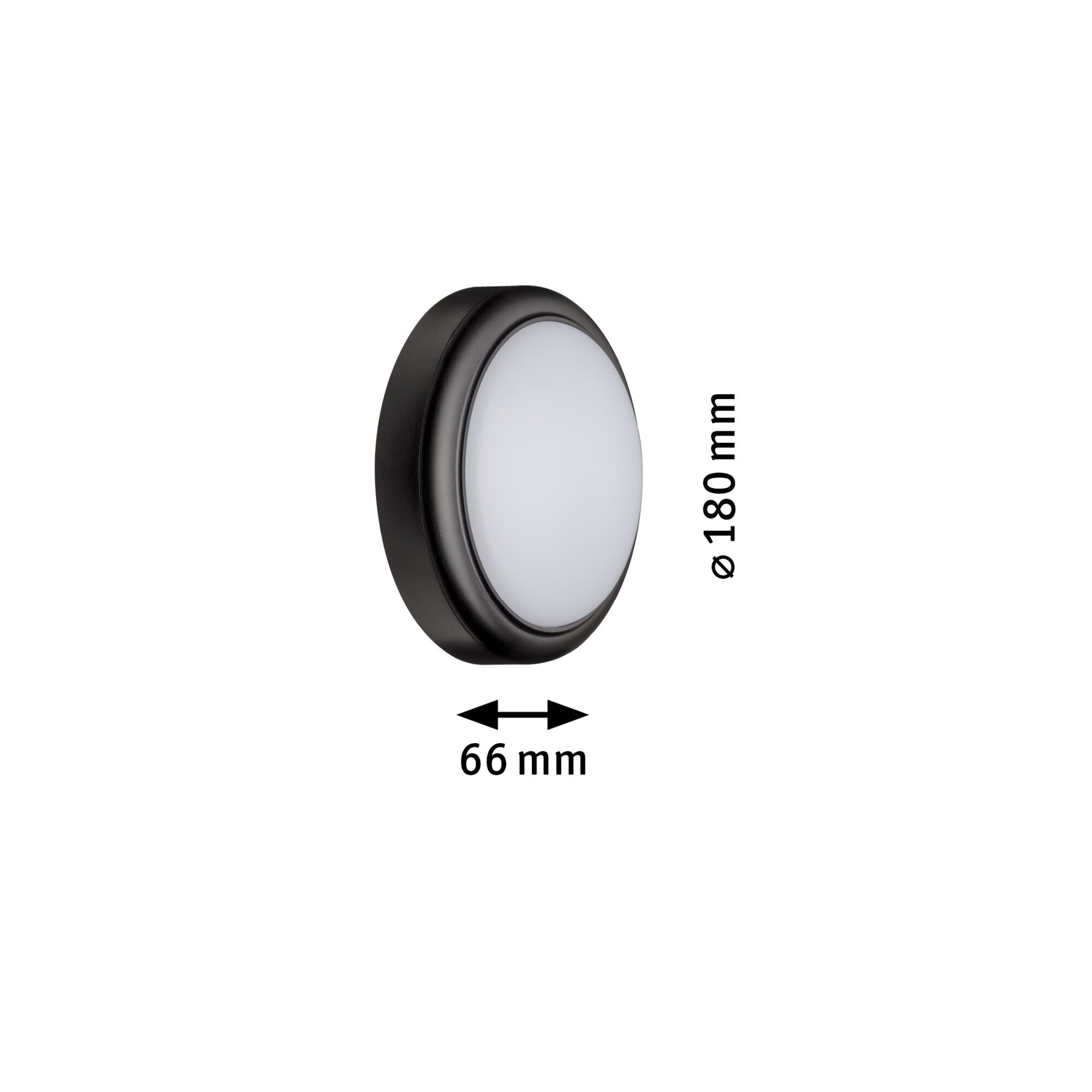 LED Außenwandleuchte LED Außenwandleuchte IP44 180mm 3000K 15W 1050lm 230V Grau Kunststoff - Paulmann - 94188