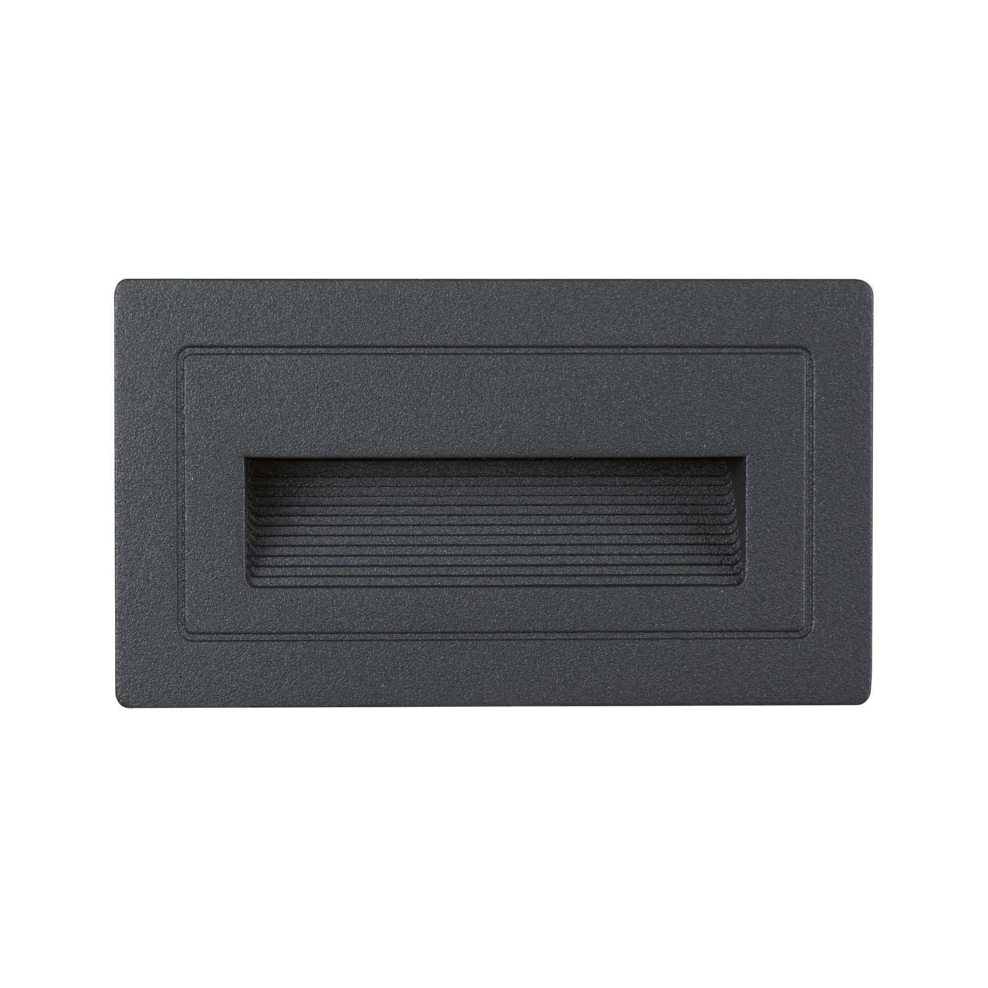 LED Außenwandleuchte Long IP44 eckig 103x58mm 3000K 4W 30lm 230V Schwarz Aluminium - Paulmann - 94383