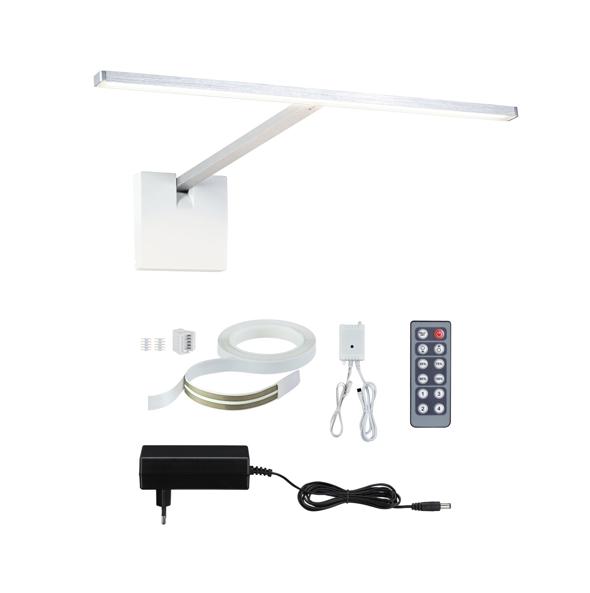 LED Bilderleuchte Xana 2700K 420lm 230/24V 5,5W dimmbar Alu gebürstet - Paulmann - 95577