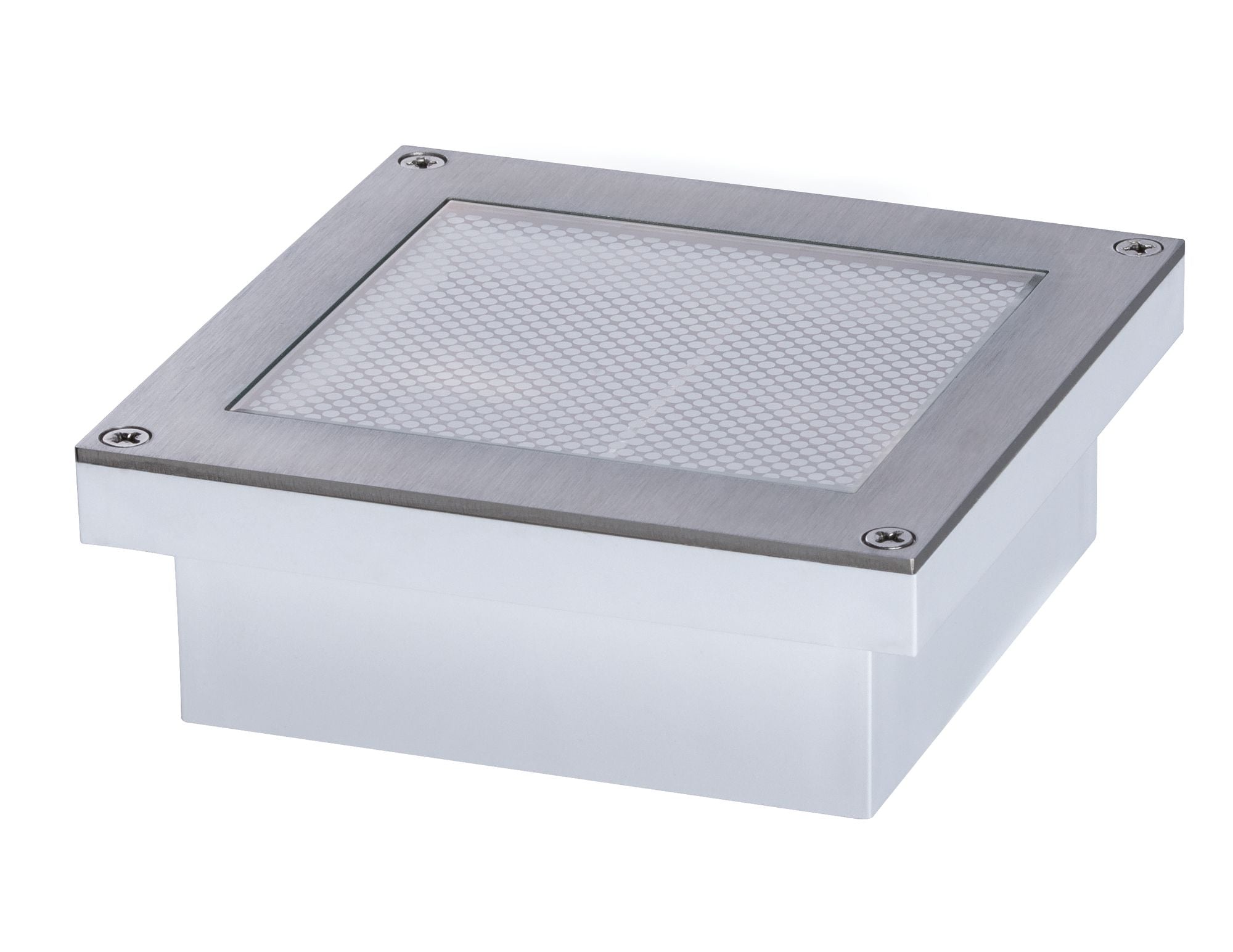 LED Bodeneinbauleuchte Brick Bewegungsmelder IP67 100x100mm 3000K 0,8W 25lm 230V Alu/Grau Metall/Edelstahl - Paulmann - 94336