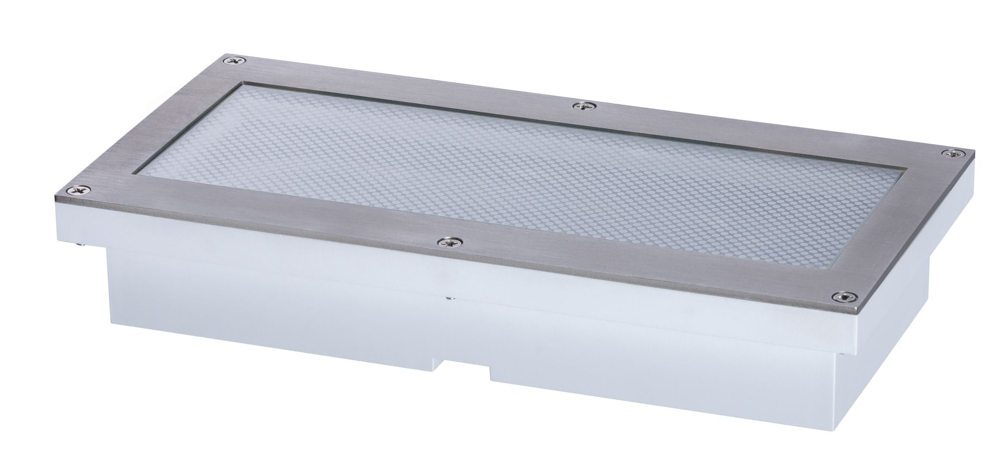 LED Bodeneinbauleuchte Brick Bewegungsmelder IP67 200x100mm 3000K 1,6W 50lm 230V Alu/Grau Metall/Edelstahl - Paulmann - 94337