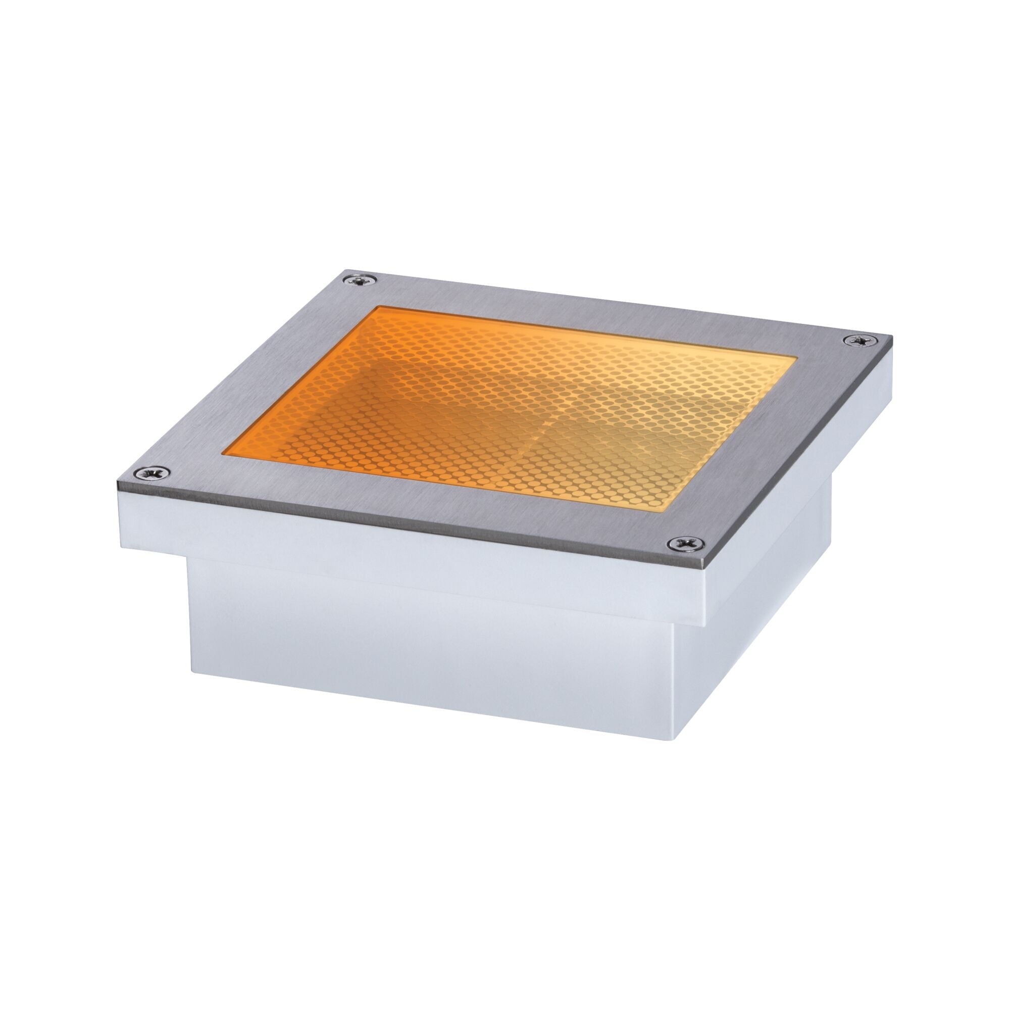 LED Bodeneinbauleuchte Brick insektenfreundlich IP67 eckig 100x100mm Tunable Warm 1W 18lm 230V Edelstahl Edelstahl - Paulmann - 94595