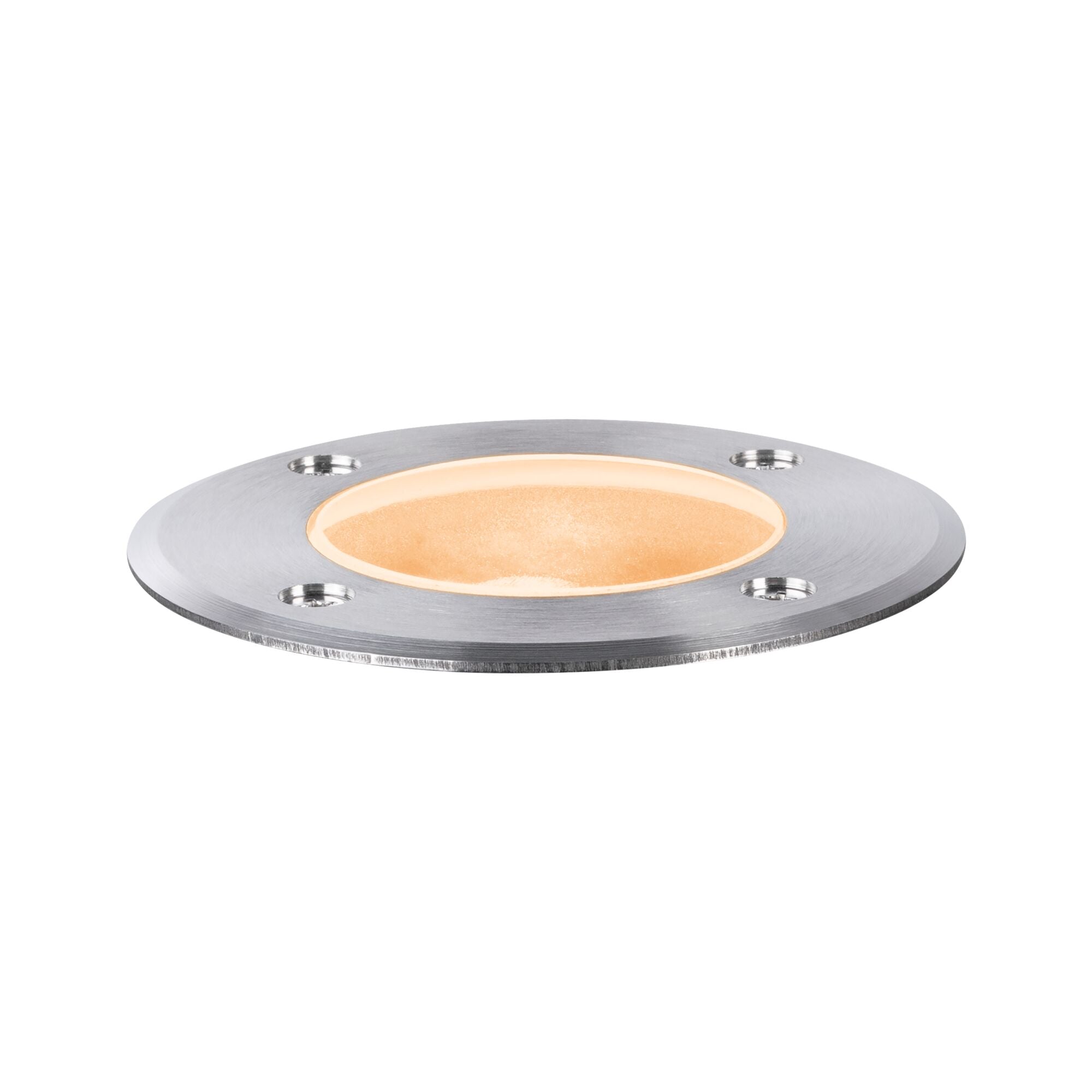 LED Bodeneinbauleuchte Goldlicht IP65 110mm 2200K 4,3W 320lm 230V Edelstahl gebürstet Edelstahl/Kunststoff - Paulmann - 94732