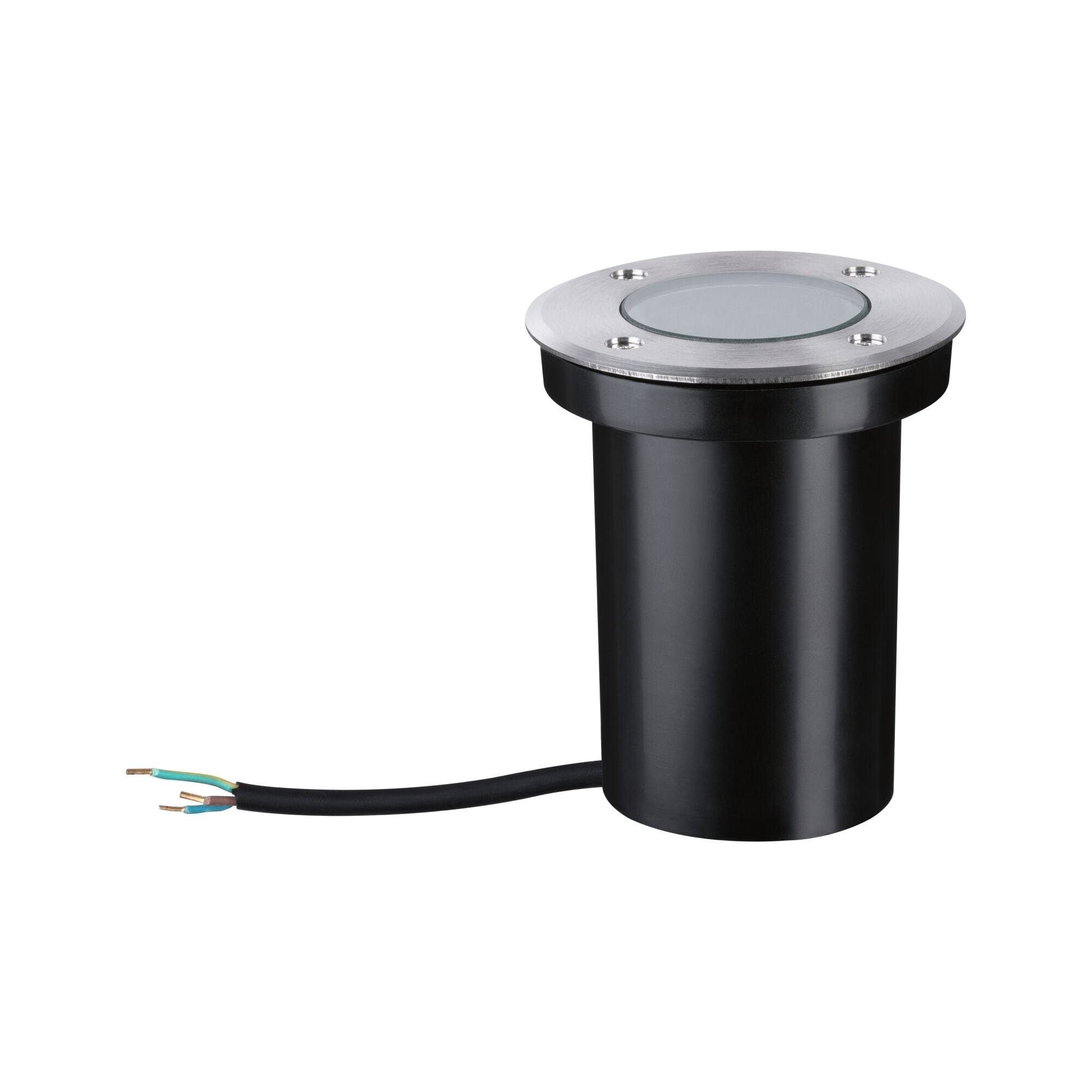 LED Bodeneinbauleuchte Goldlicht IP65 110mm 2200K 4,3W 320lm 230V Edelstahl gebürstet Edelstahl/Kunststoff - Paulmann - 94732