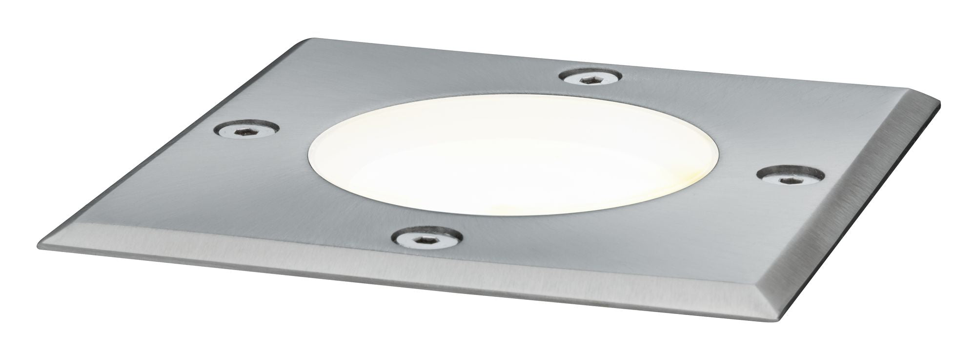 LED Bodeneinbauleuchte LED Bodeneinbauleuchte IP67 eckig 108x108mm 3000K 3,5W 230lm 230V Edelstahl Metall - Paulmann - 93993