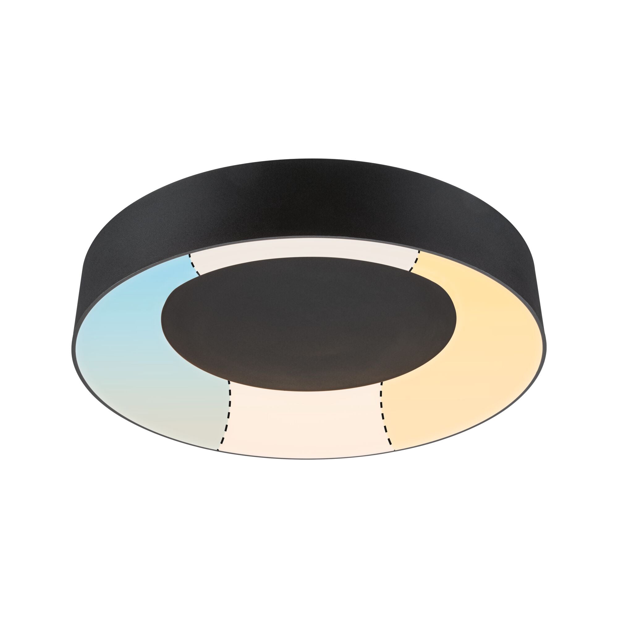 LED Deckenleuchte Casca IP44 White Switch 2100lm 230V 23W Schwarz matt - Paulmann - 71097