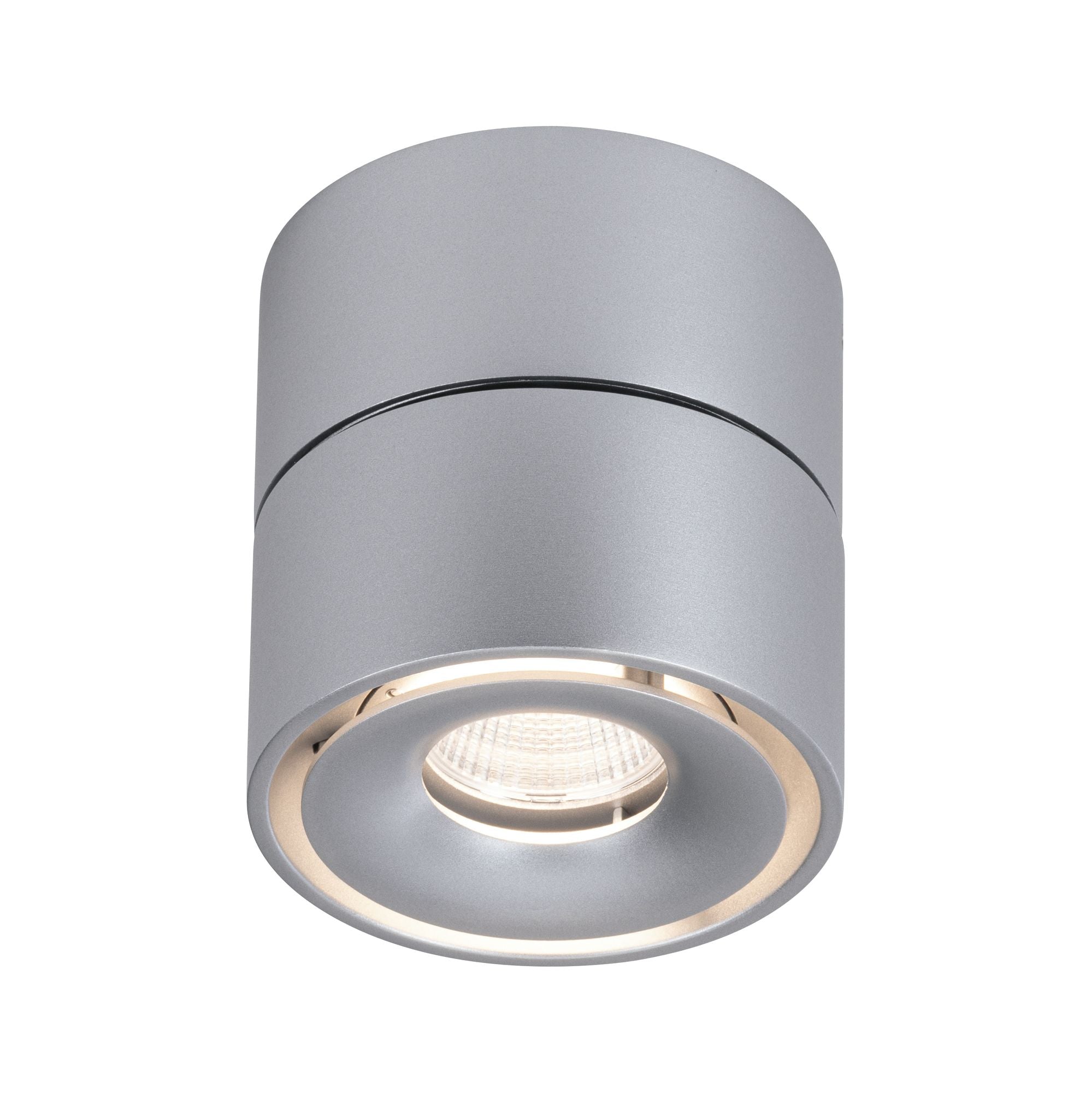 LED Deckenleuchte Spircle 78mm 8W 550lm 230V 3000K Chrom matt - Paulmann - 93375