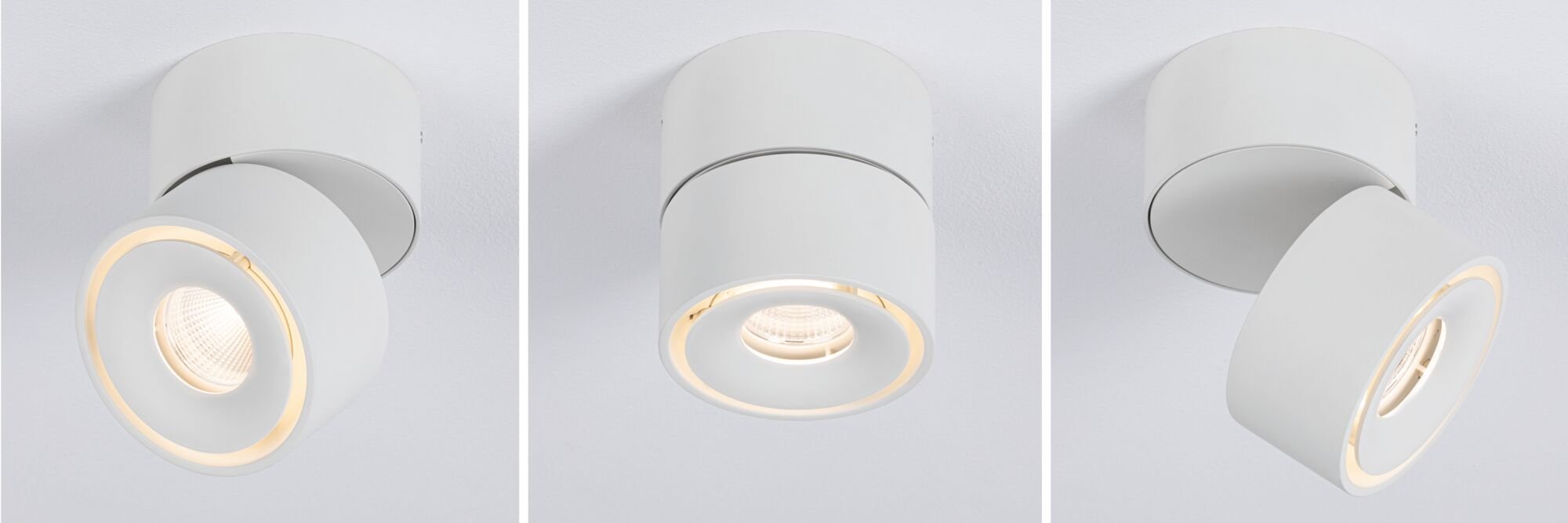 LED Deckenleuchte Spircle 78mm 8W 550lm 230V 3000K Weiß matt - Paulmann - 93373