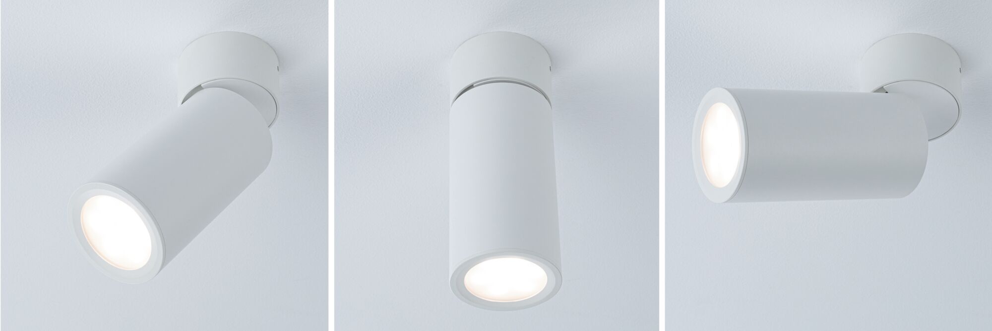 LED Deckenleuchte Turnal Coin 2700K 470lm 230V 6W dimmbar Weiß matt - Paulmann - 93087