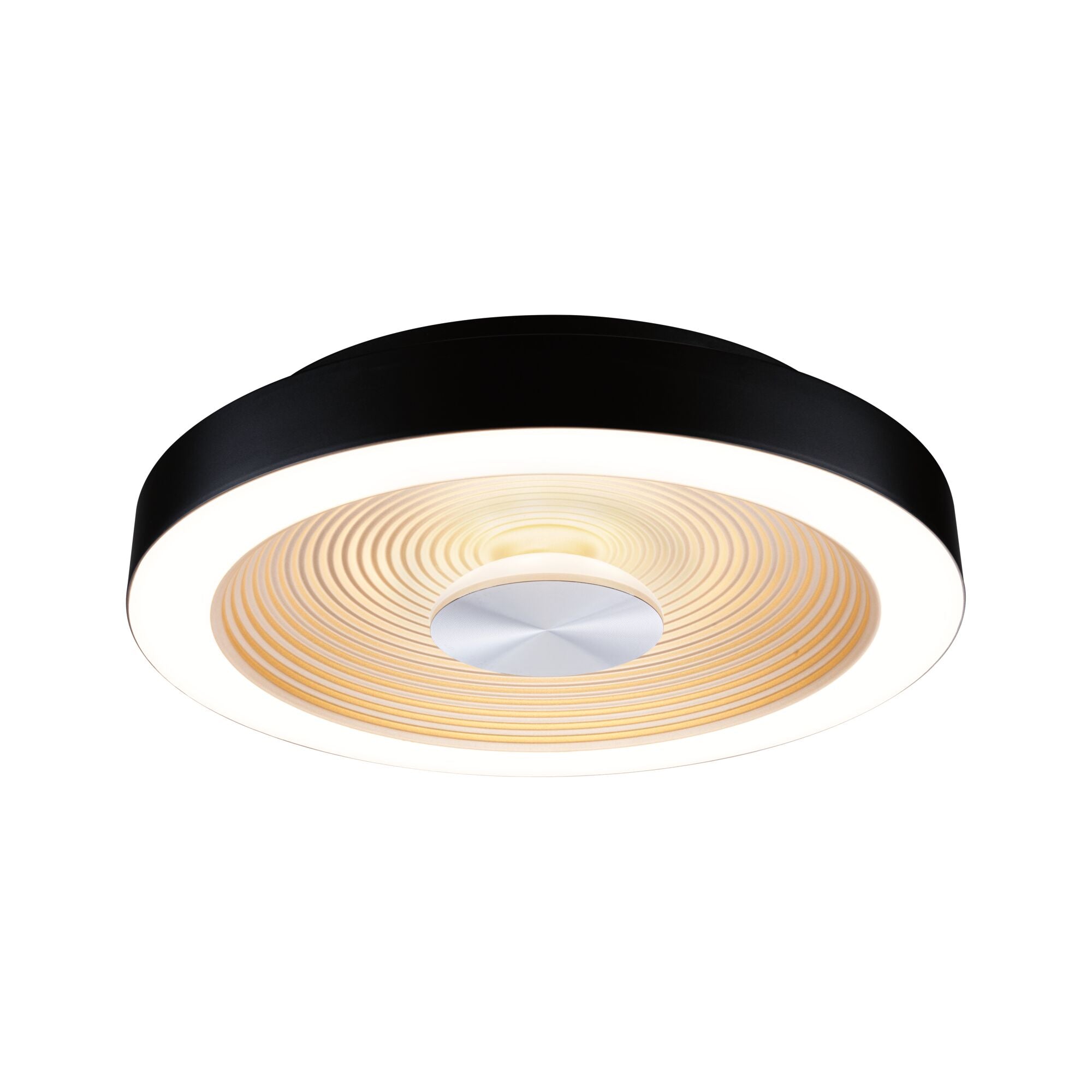 LED Deckenleuchte Volea IP44 3000K 470lm / 1650lm 230V 3,5 / 1x13W dimmbar Schwarz/Gold - Paulmann - 71178