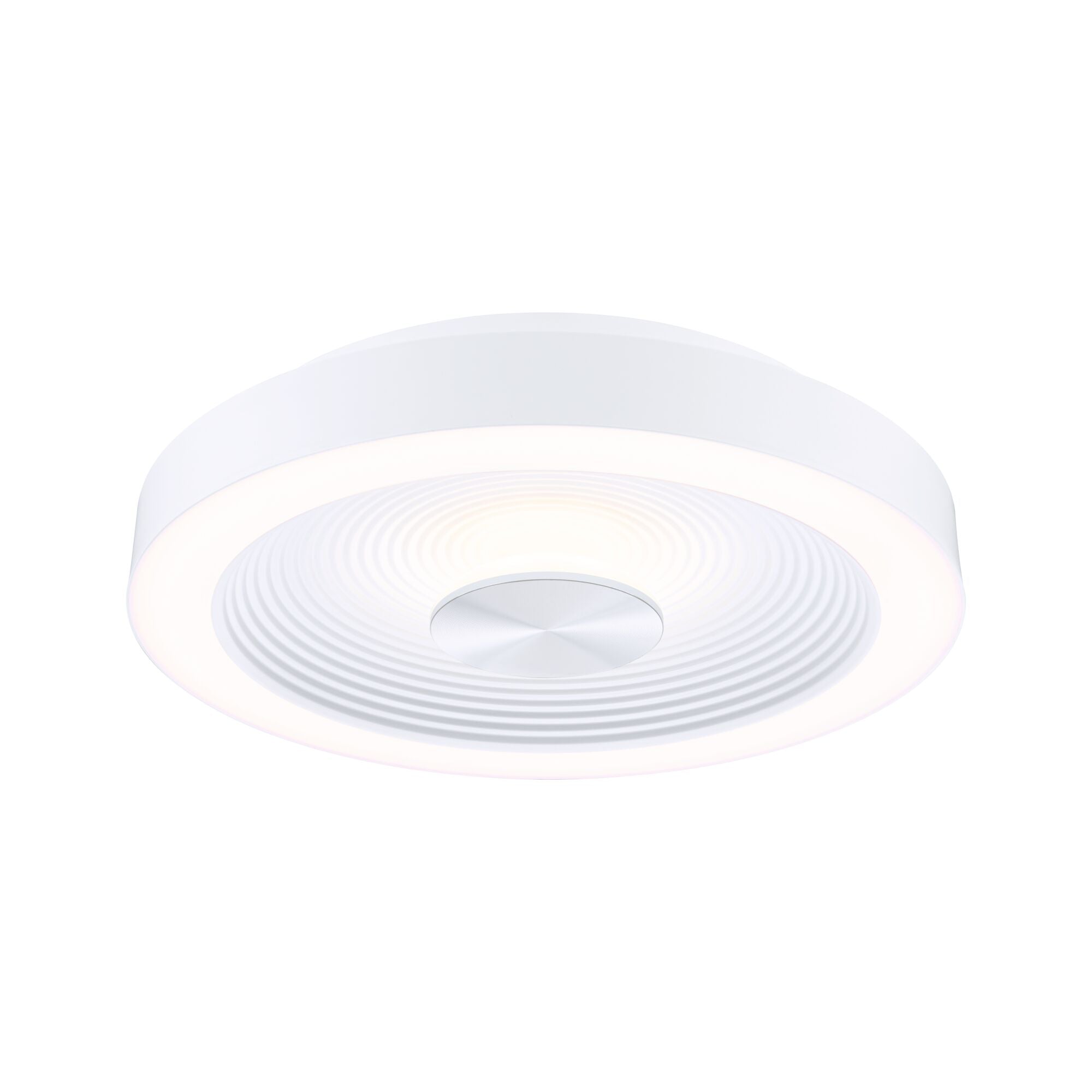 LED Deckenleuchte Volea IP44 3000K 470lm / 1650lm 230V 3,5 / 1x13W dimmbar Weiß/Silber - Paulmann - 71177