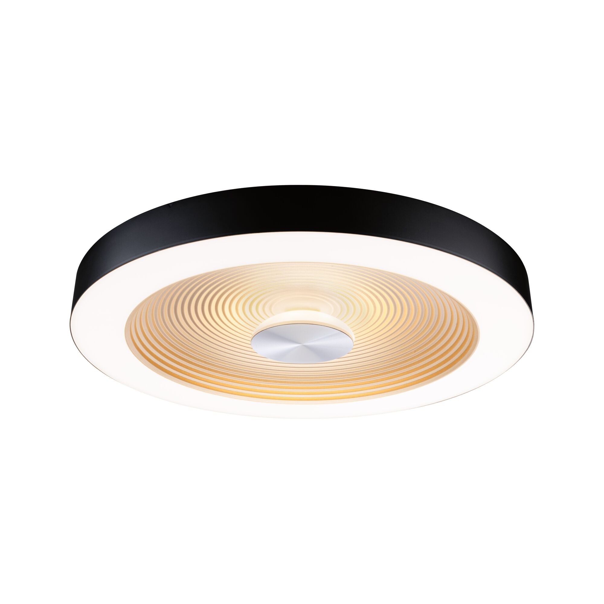 LED Deckenleuchte Volea IP44 3000K 500lm / 2400lm 230V 4 / 1x18,5W dimmbar Schwarz/Gold - Paulmann - 71180